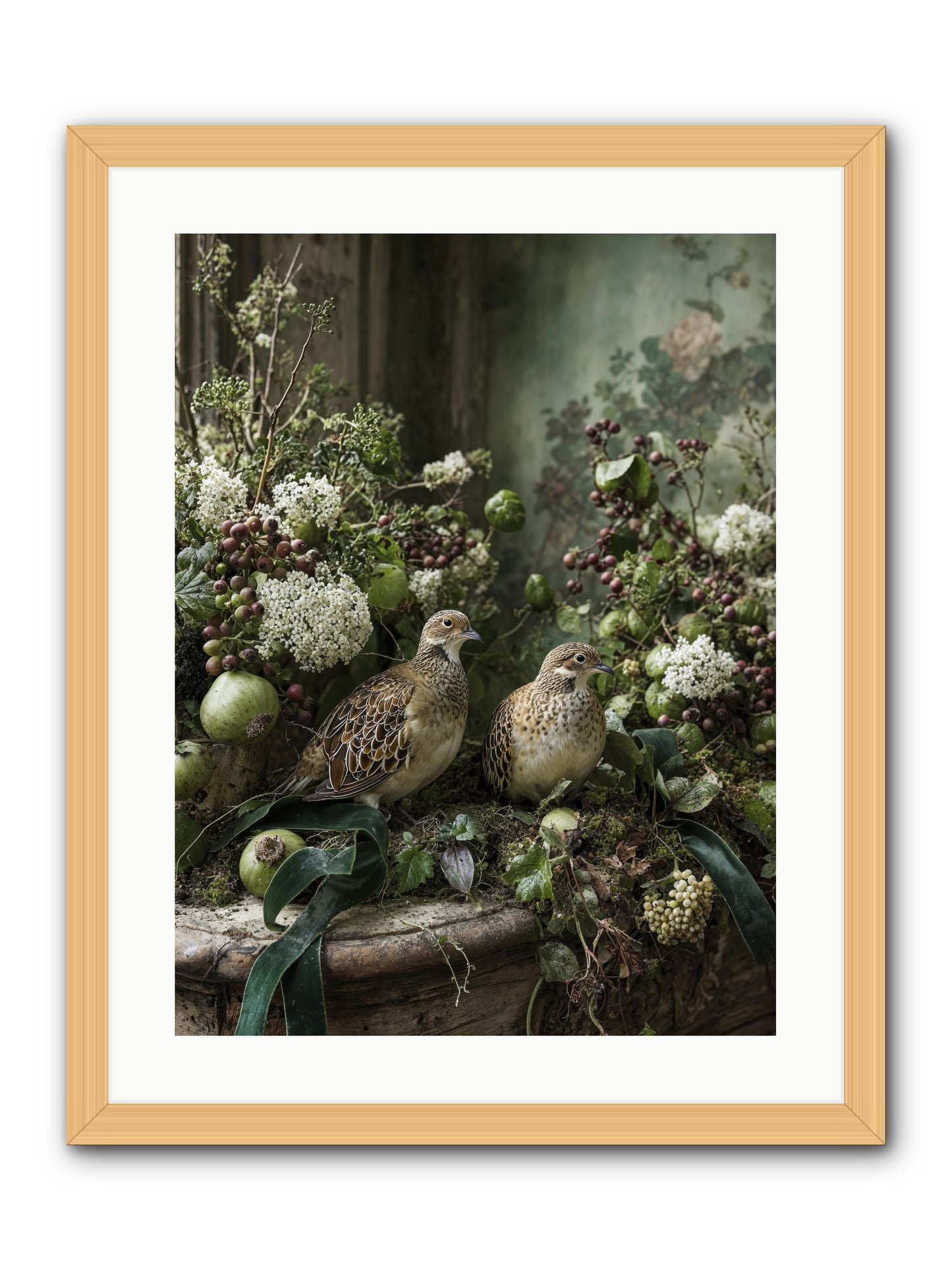 Theatre -- Framed Print - Natural 18x24
