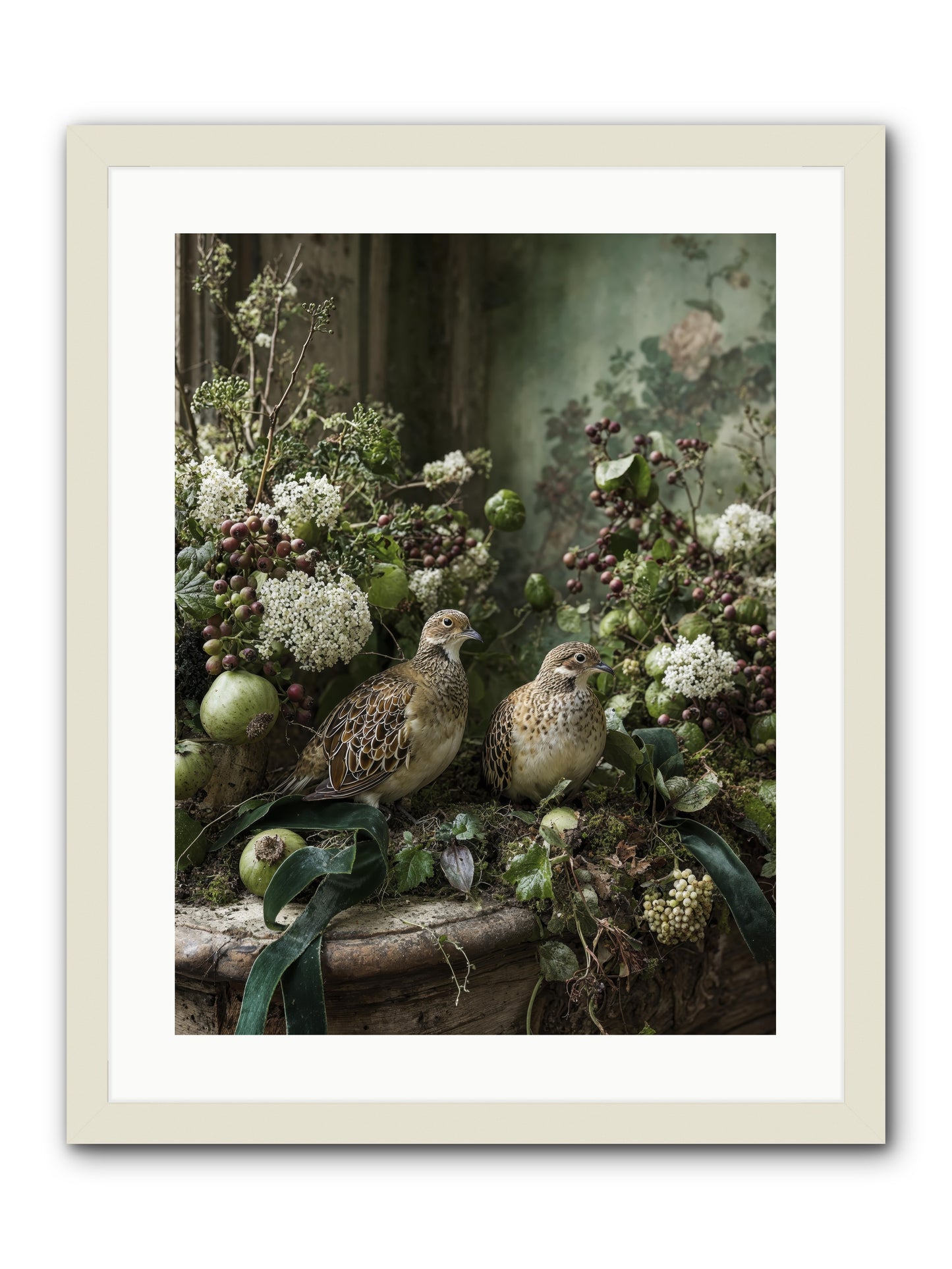 Theatre -- Framed Print - White 18x24