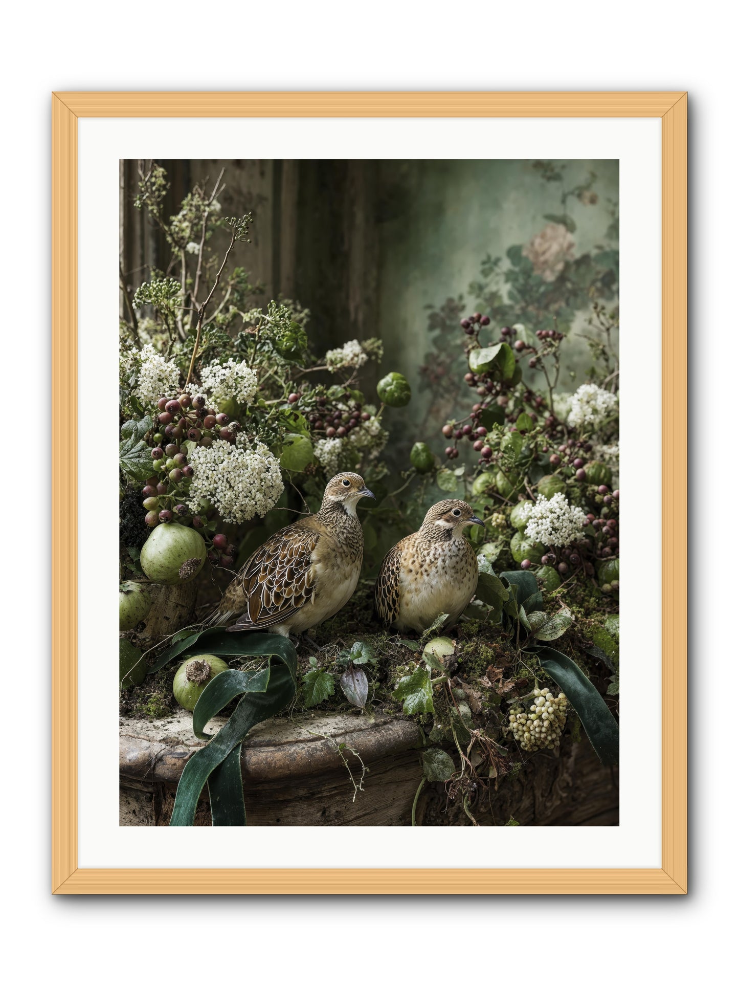 Theatre -- Framed Print - Natural 24x32