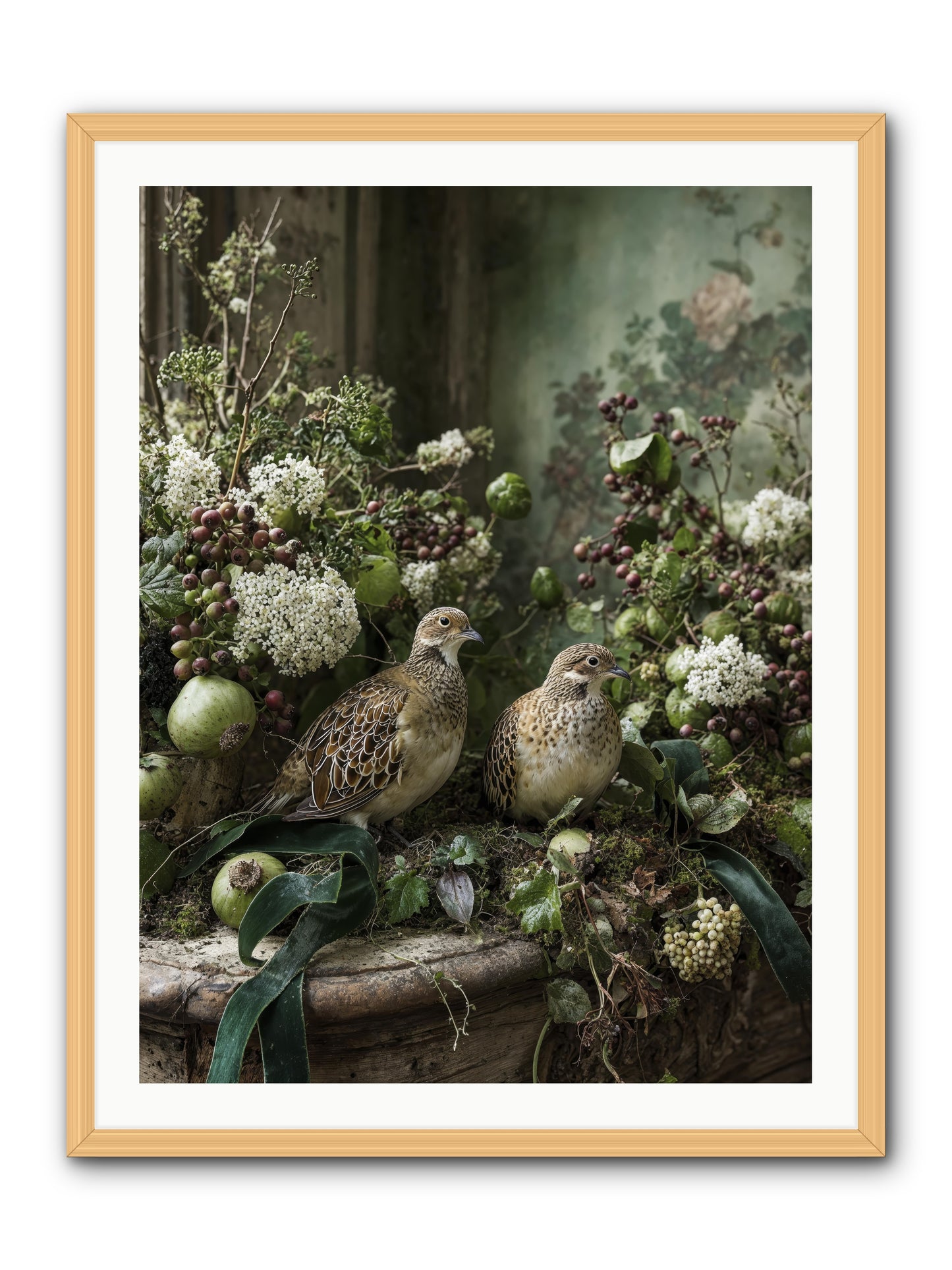 Theatre -- Framed Print - Natural 30x40