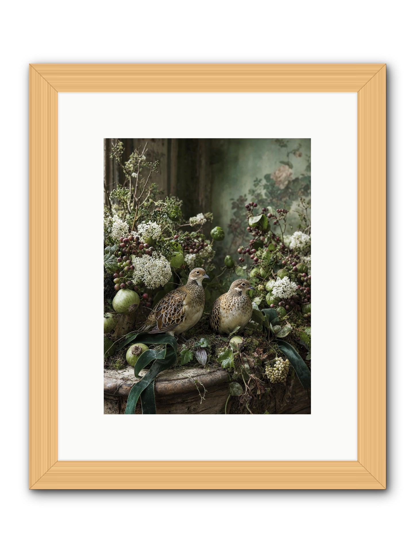Theatre -- Framed Print - Natural 9x12