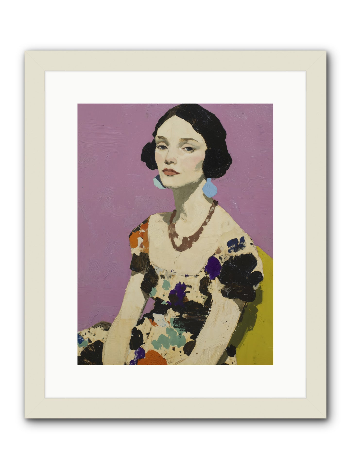 Theatre Queen -- Framed Print - White 12x16