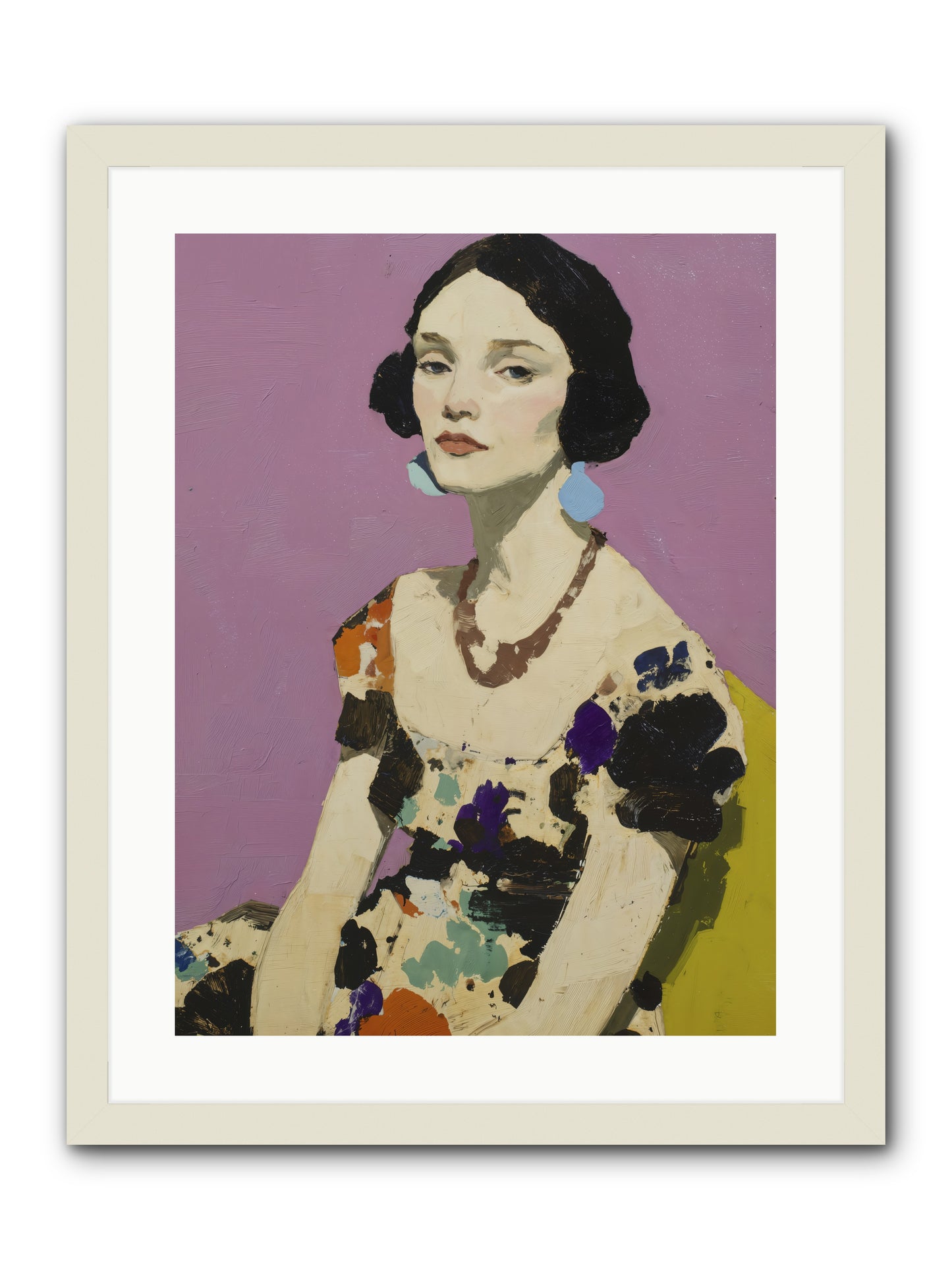 Theatre Queen -- Framed Print - White 18x24