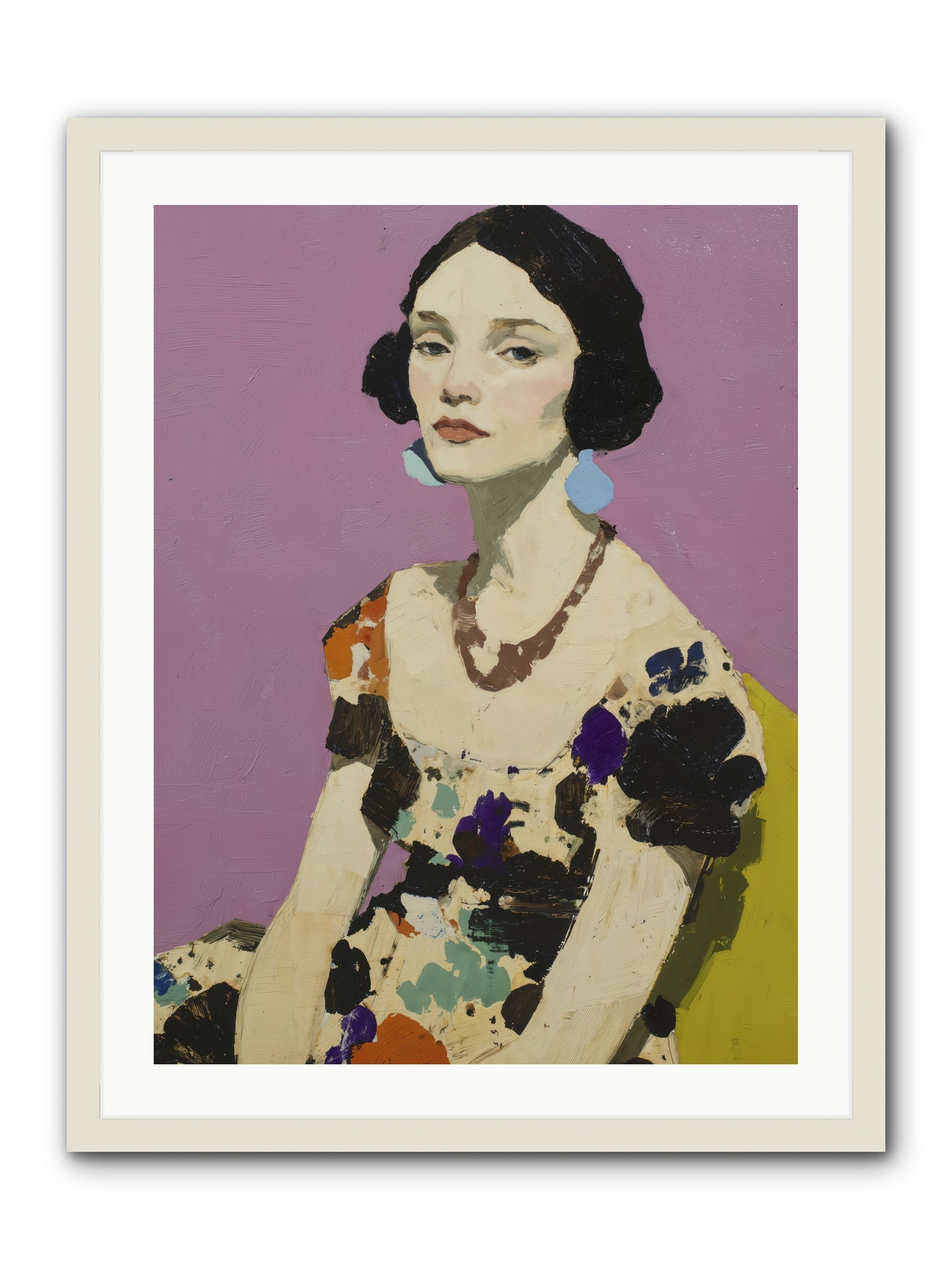 Theatre Queen -- Framed Print - White 24x32