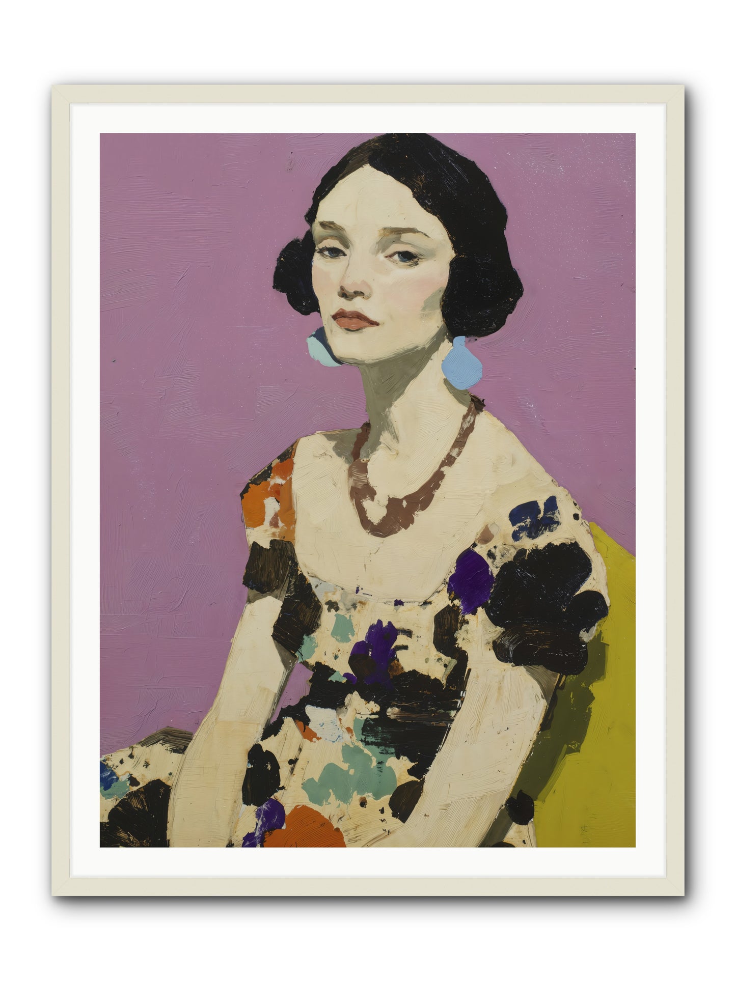 Theatre Queen -- Framed Print - White 36x48