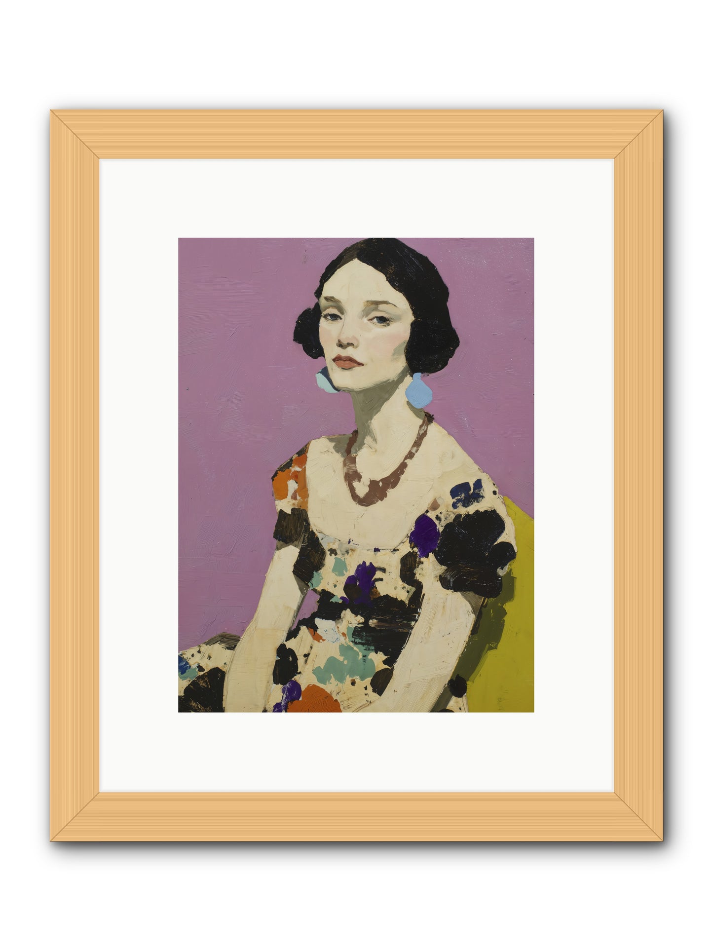 Theatre Queen -- Framed Print - Natural 9x12