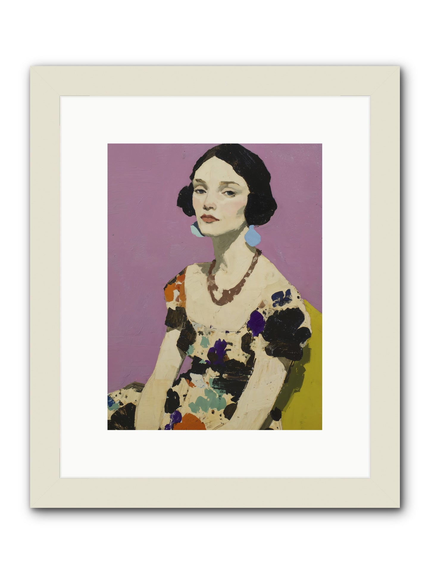 Theatre Queen -- Framed Print - White 9x12