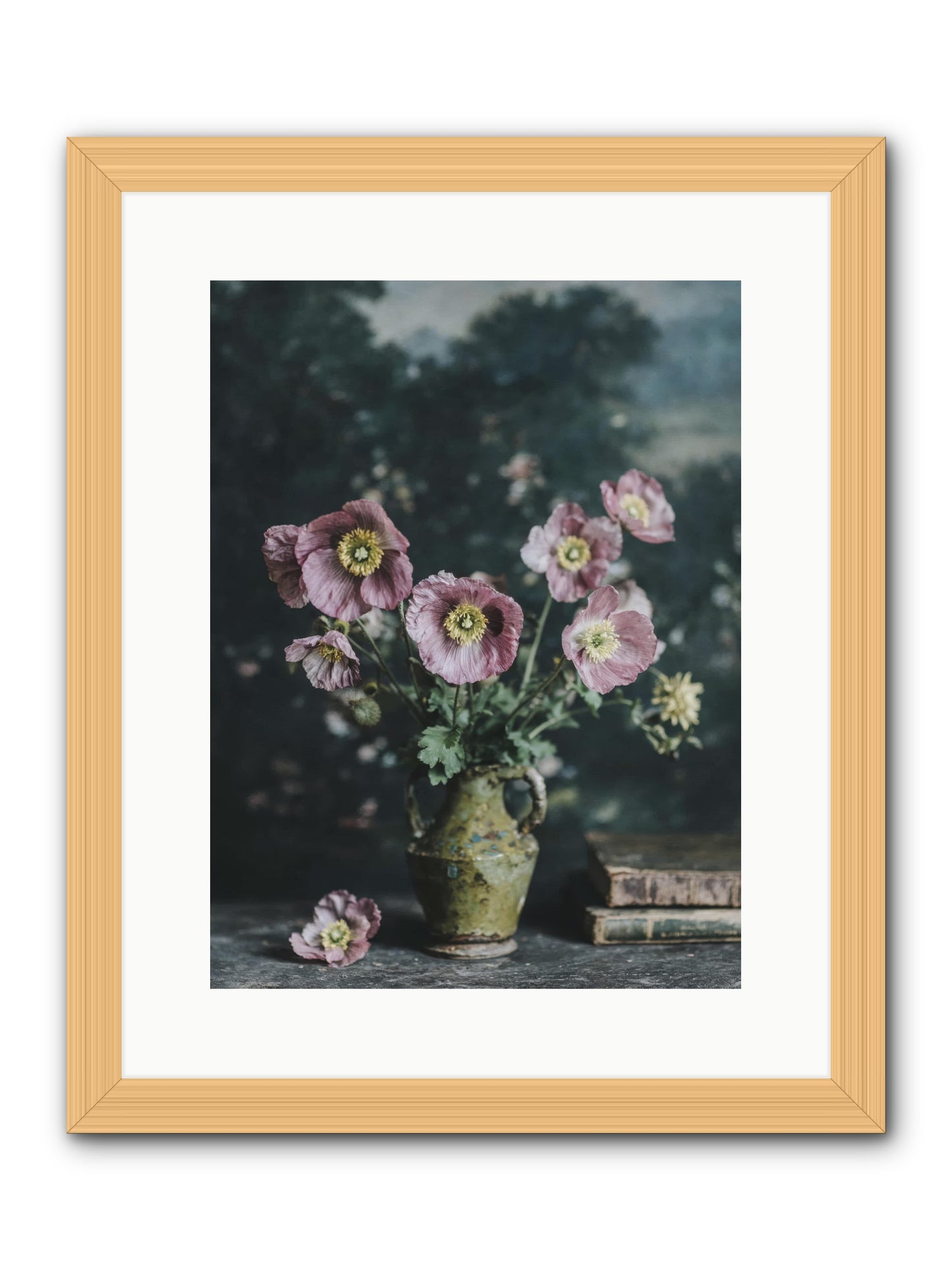 Theatrical times -- Framed Print - Natural 12x16