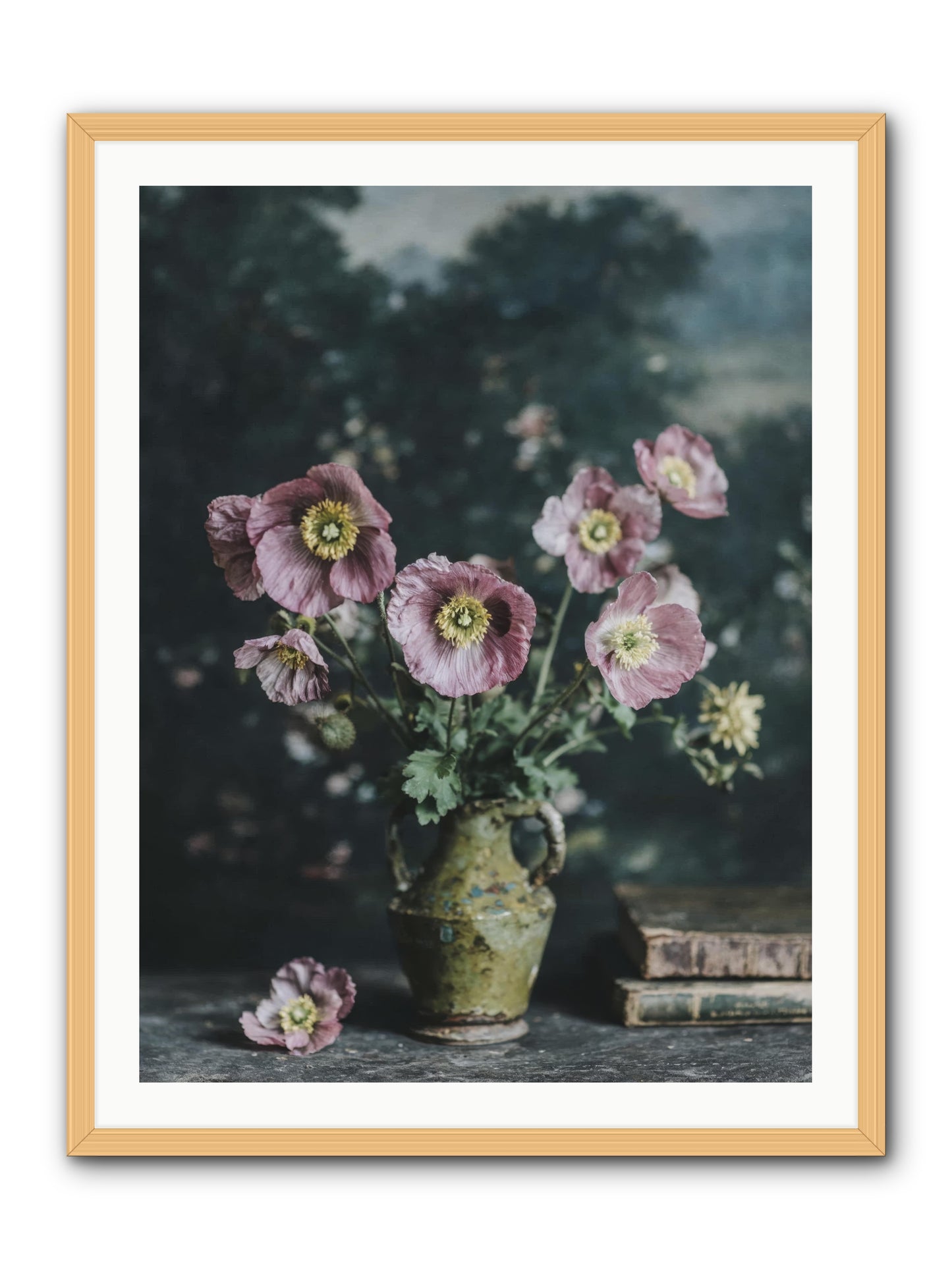 Theatrical times -- Framed Print - Natural 30x40