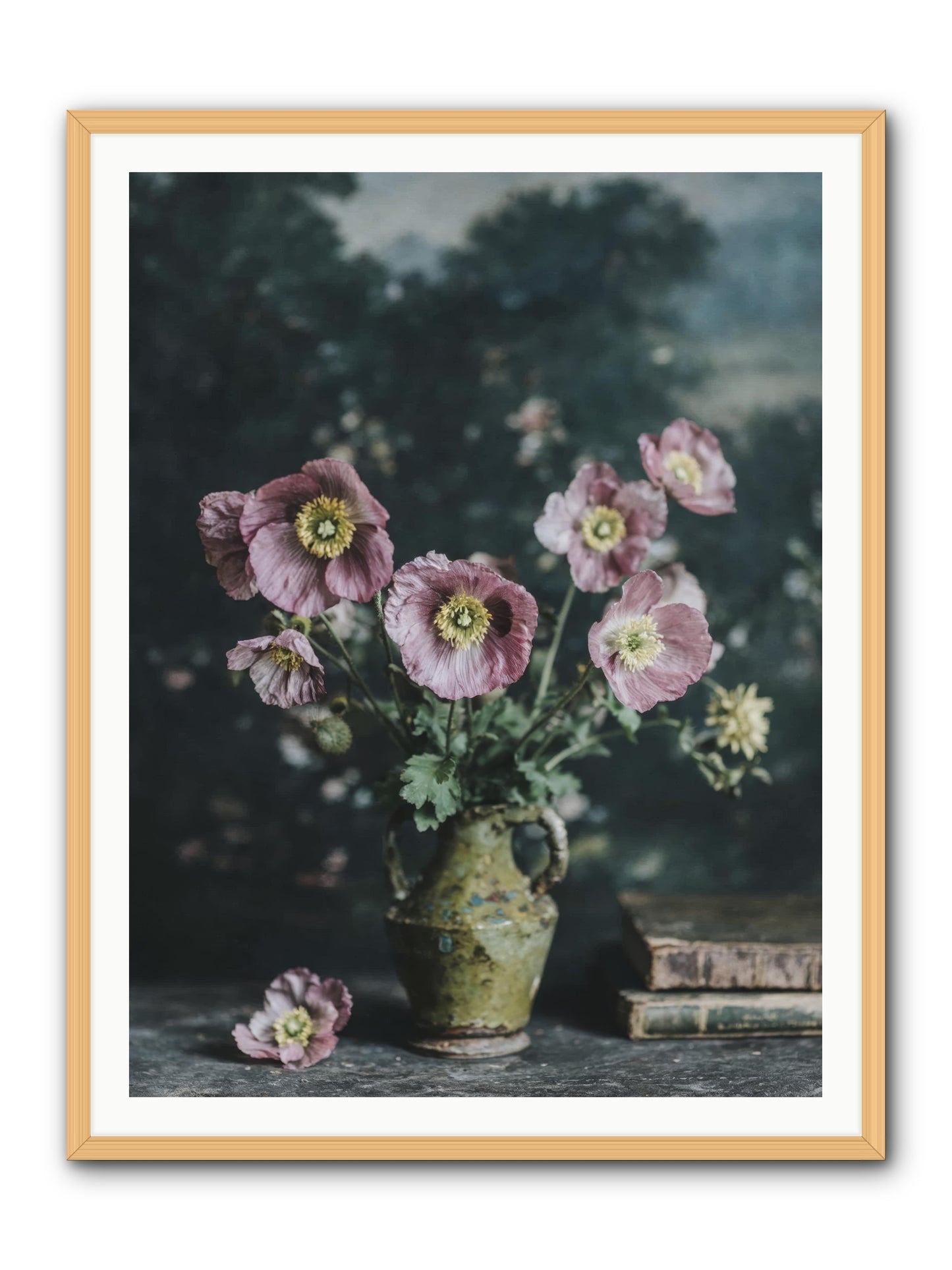 Theatrical times -- Framed Print - Natural 36x48
