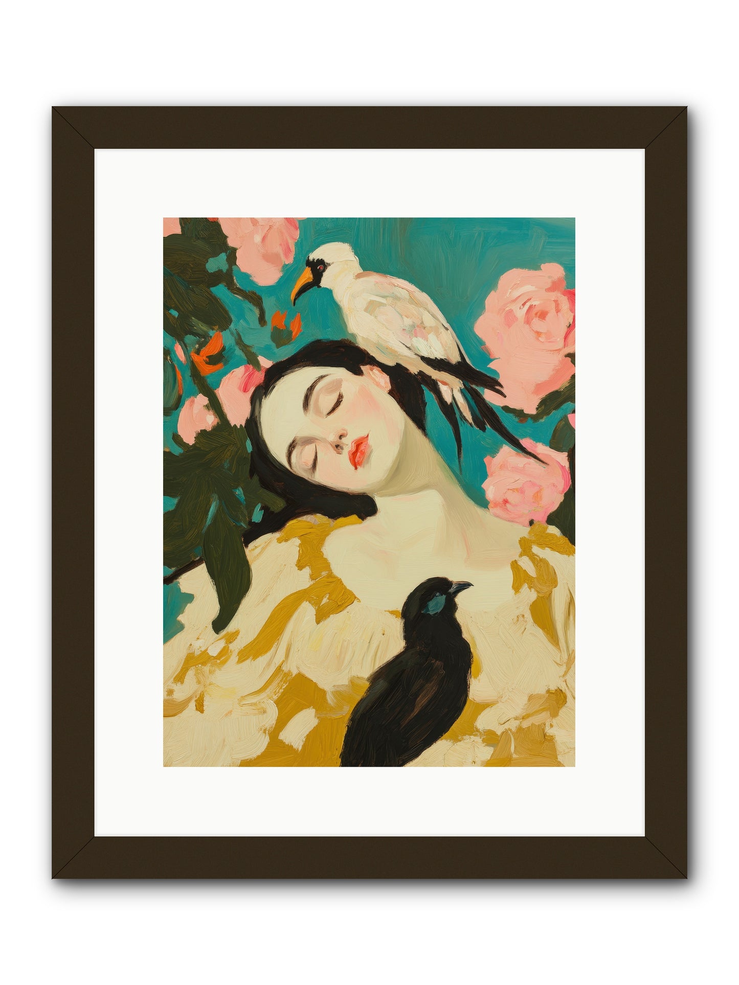 Theodora Nightshade-REZ -- Framed Print - Black 12x16