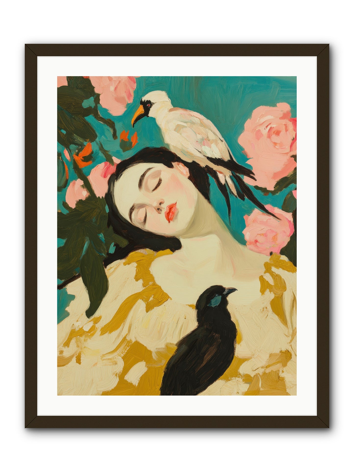 Theodora Nightshade-REZ -- Framed Print - Black 24x32