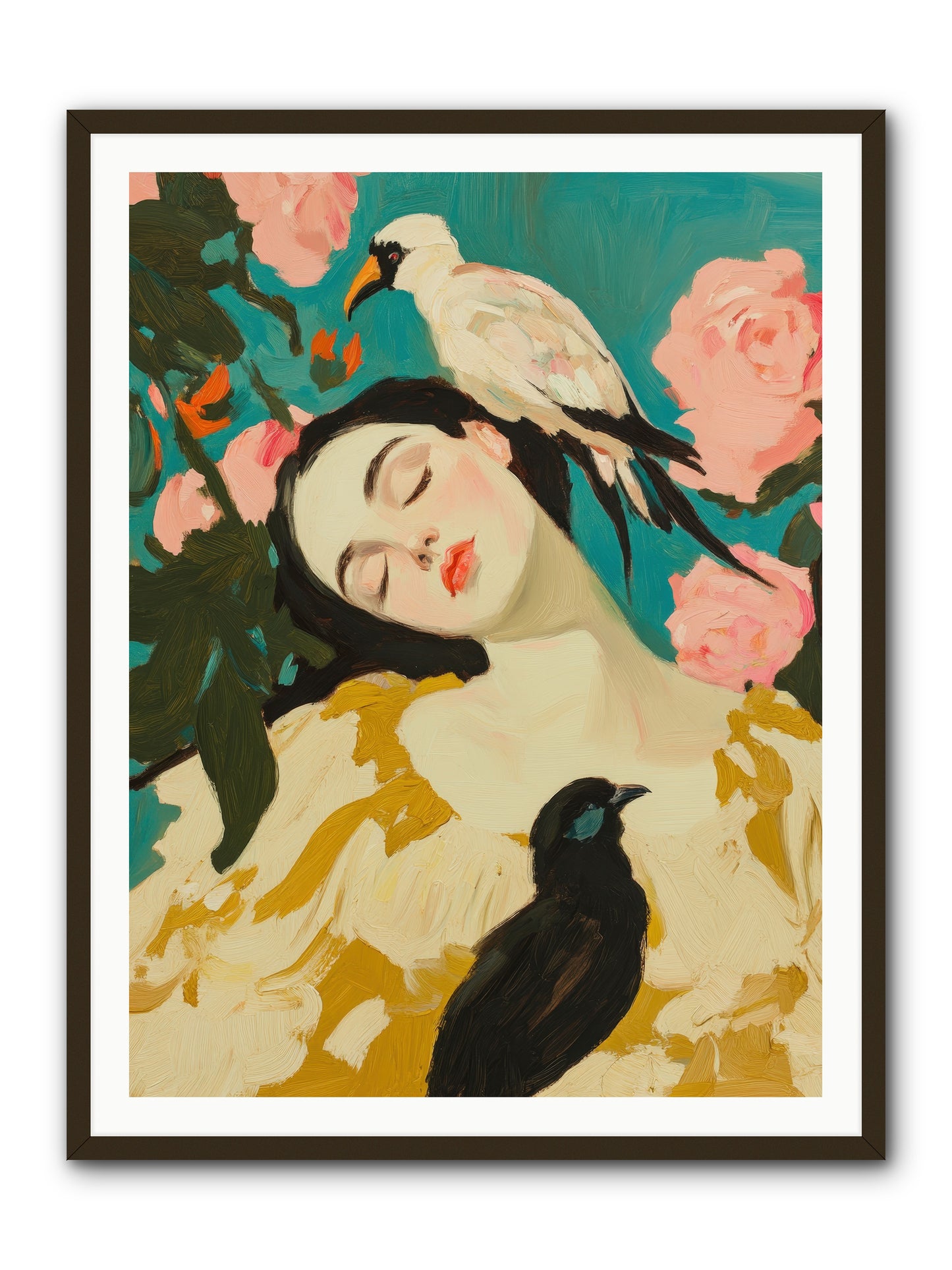 Theodora Nightshade-REZ -- Framed Print - Black 36x48