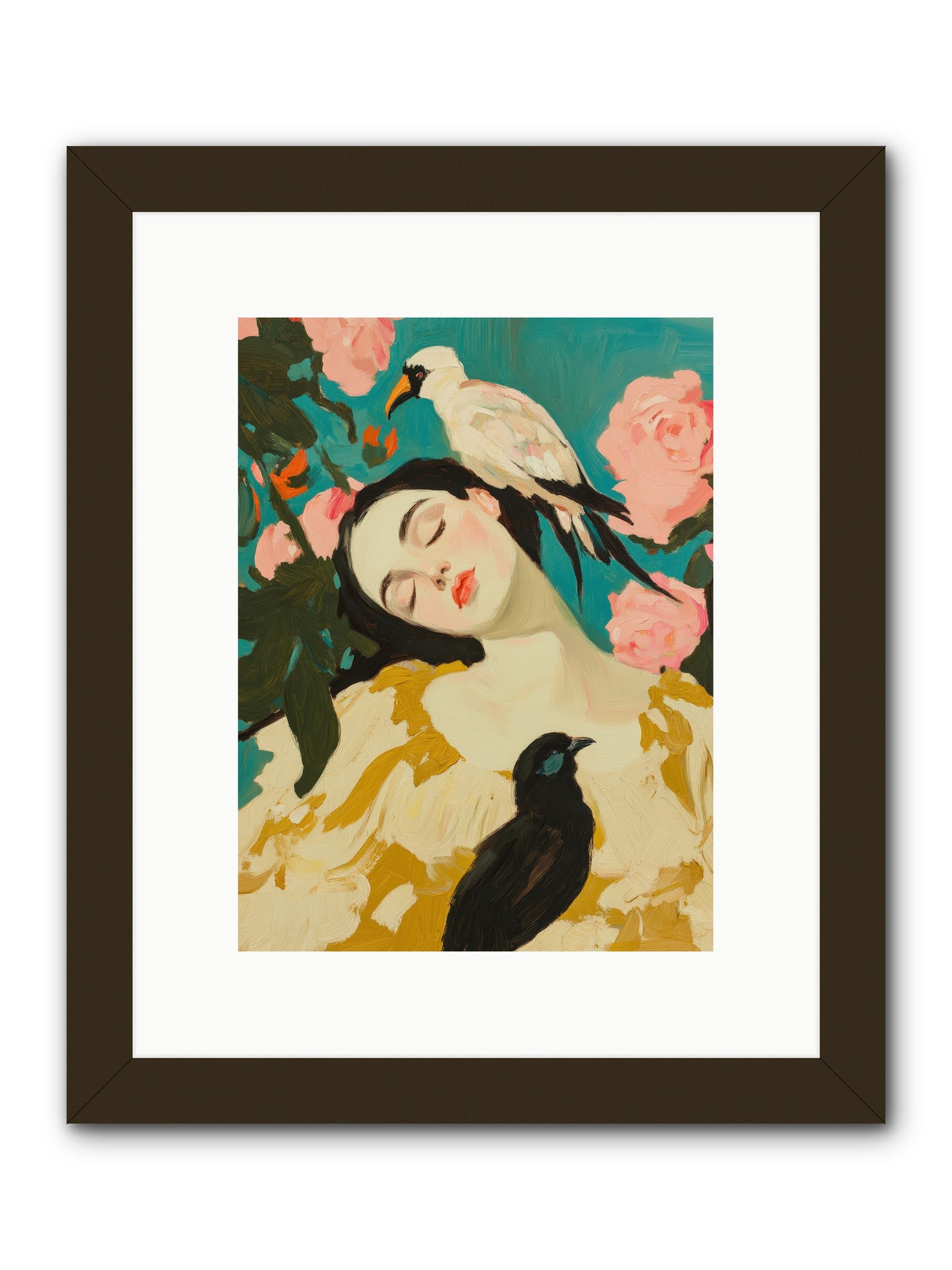 Theodora Nightshade-REZ -- Framed Print - Black 9x12