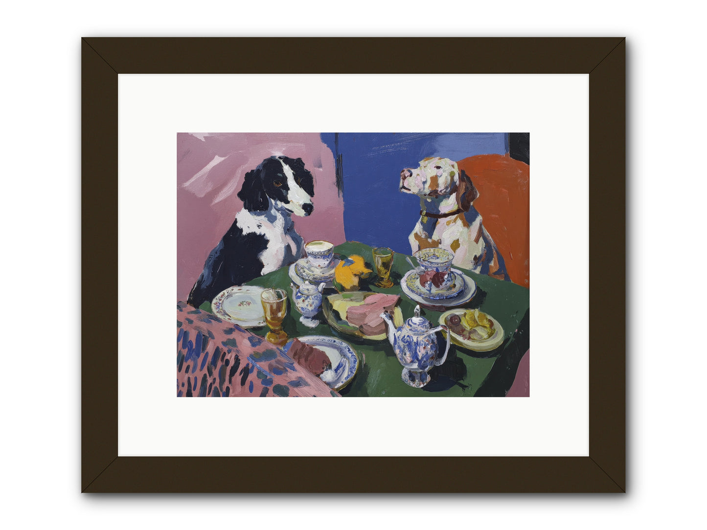 They Knew Better -- Framed Print - Black 12x9