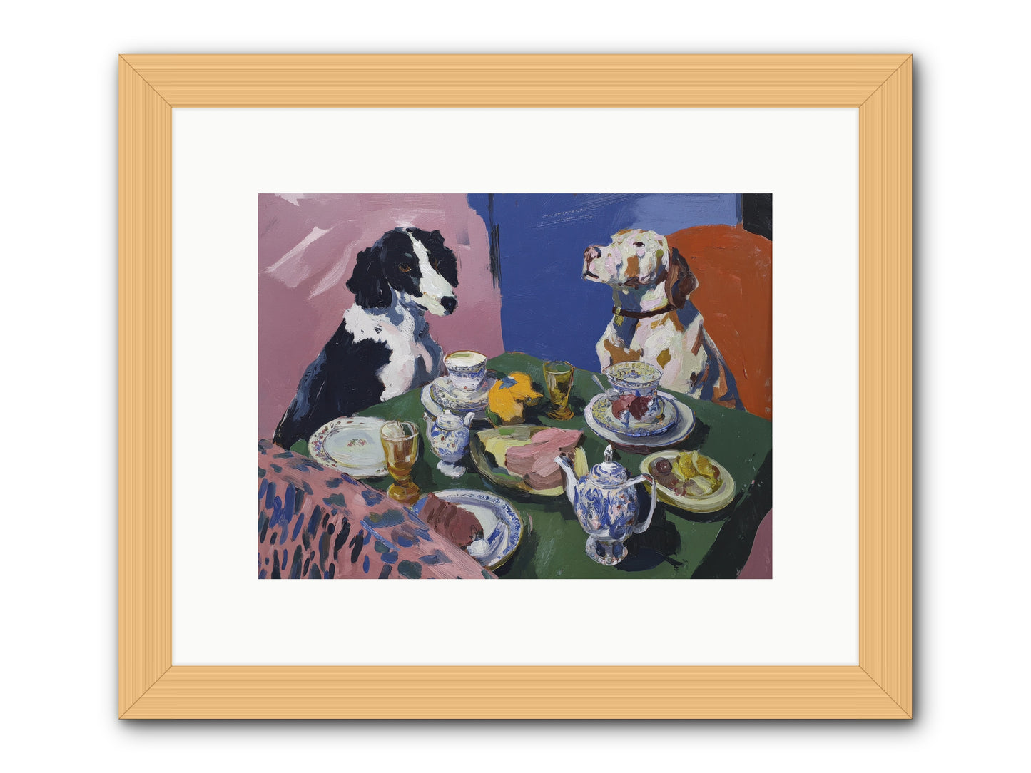 They Knew Better -- Framed Print - Natural 12x9