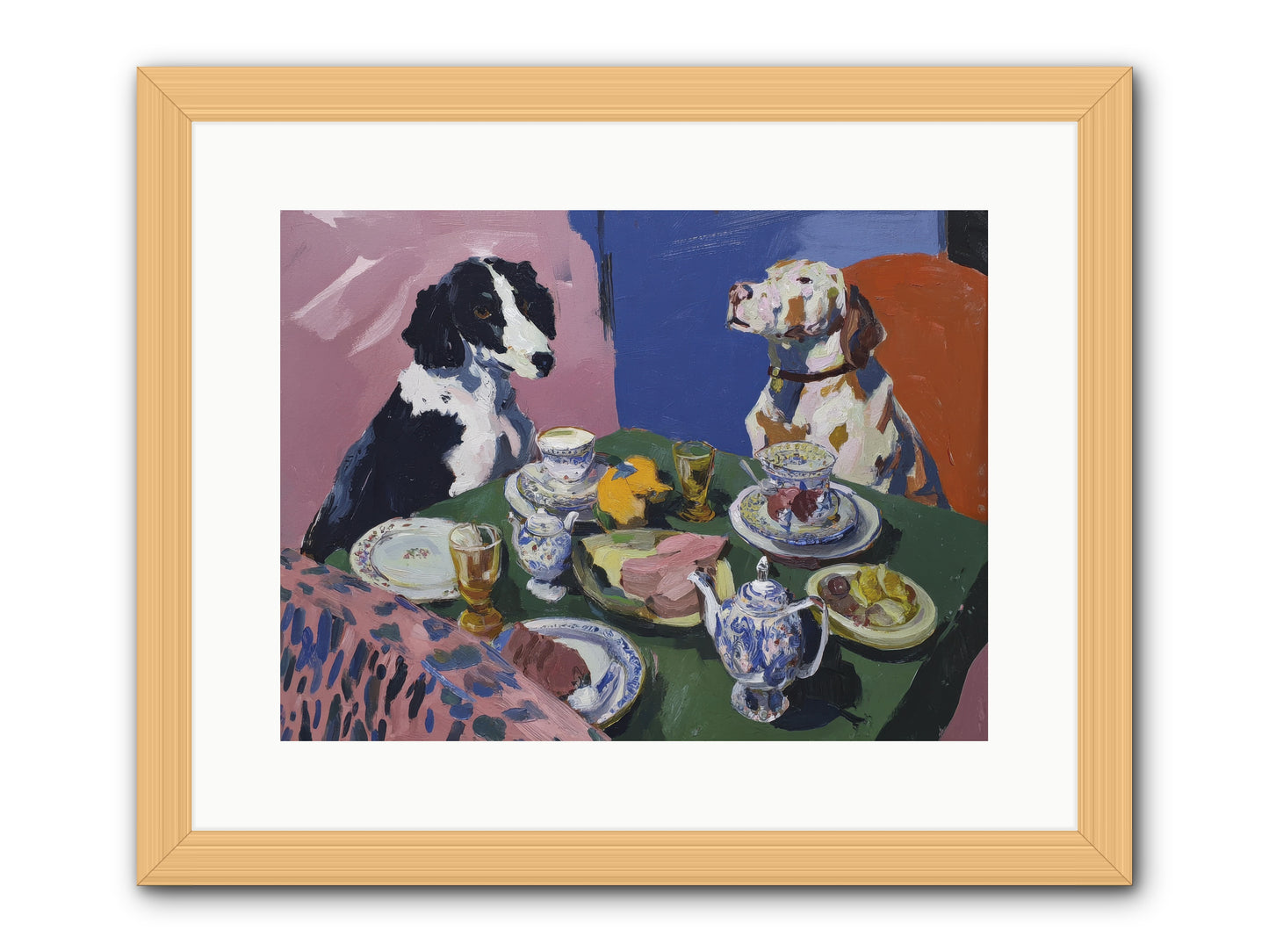 They Knew Better -- Framed Print - Natural 16x12