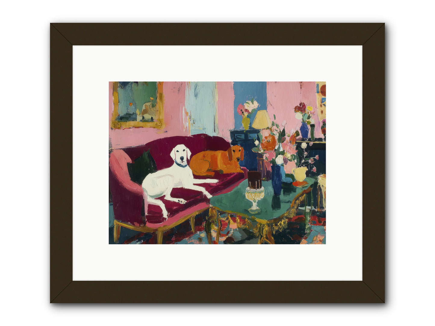They Lived Well -- Framed Print - Black 12x9