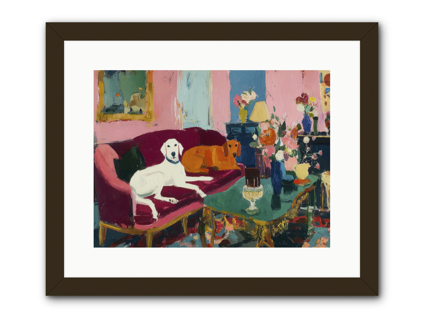 They Lived Well -- Framed Print - Black 16x12