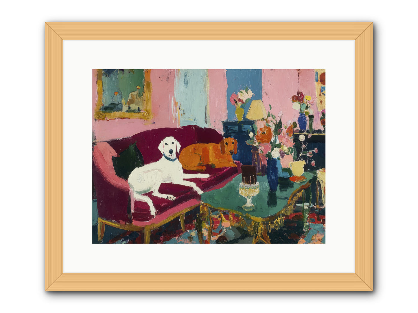 They Lived Well -- Framed Print - Natural 16x12