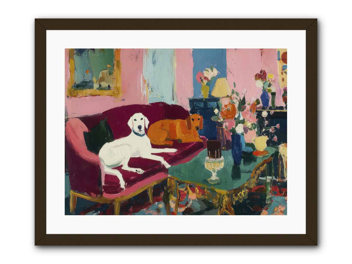 They Lived Well -- Framed Print - Black 24x18
