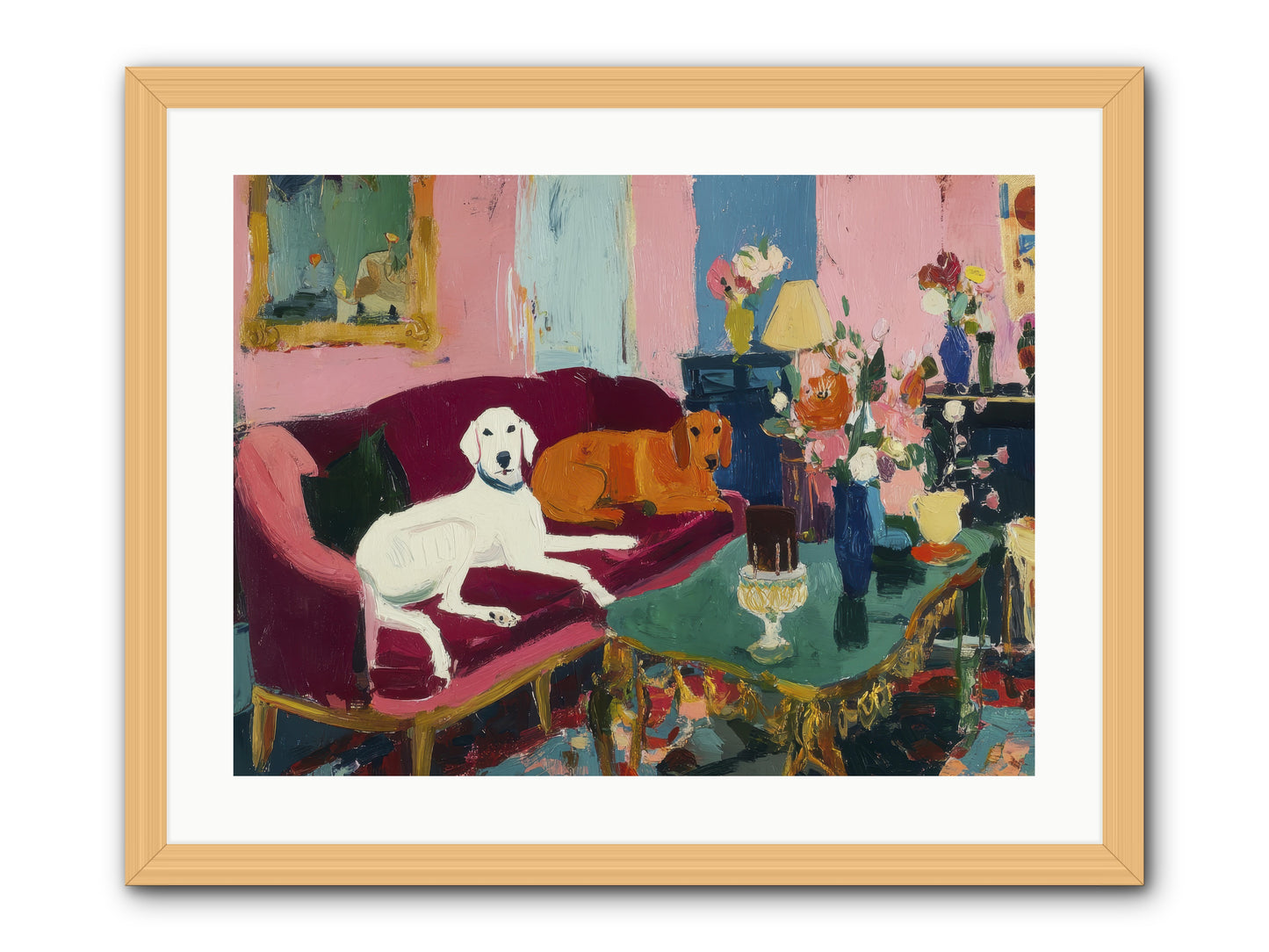 They Lived Well -- Framed Print - Natural 24x18