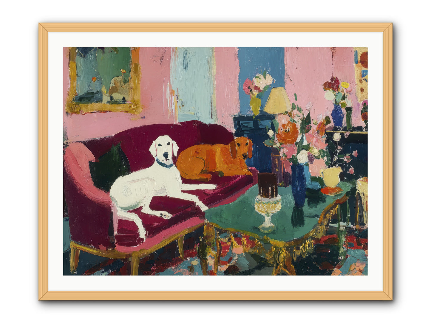 They Lived Well -- Framed Print - Natural 40x30
