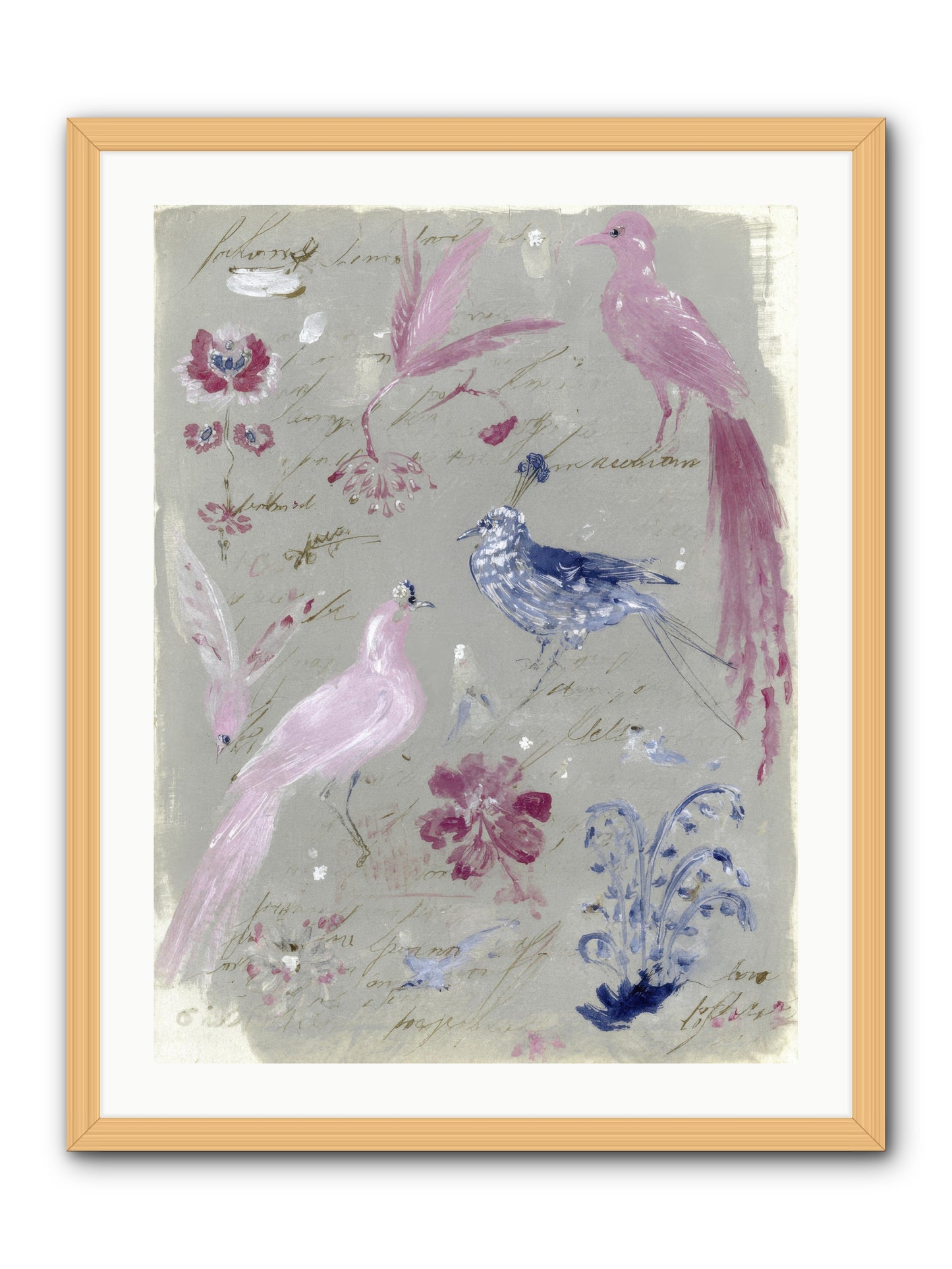 Thimble & Moon Society -- Framed Print - Natural 24x32