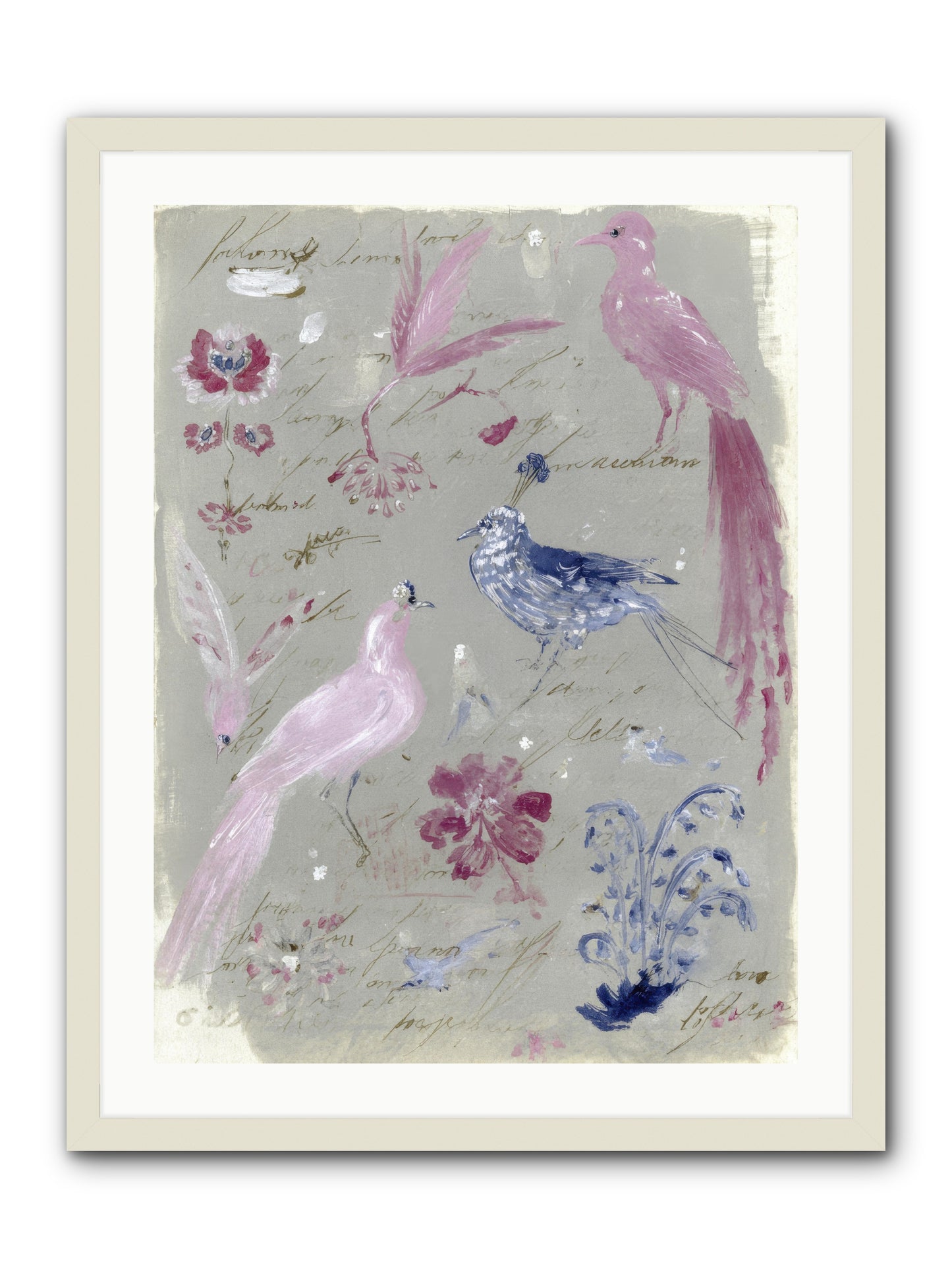 Thimble & Moon Society -- Framed Print - White 24x32