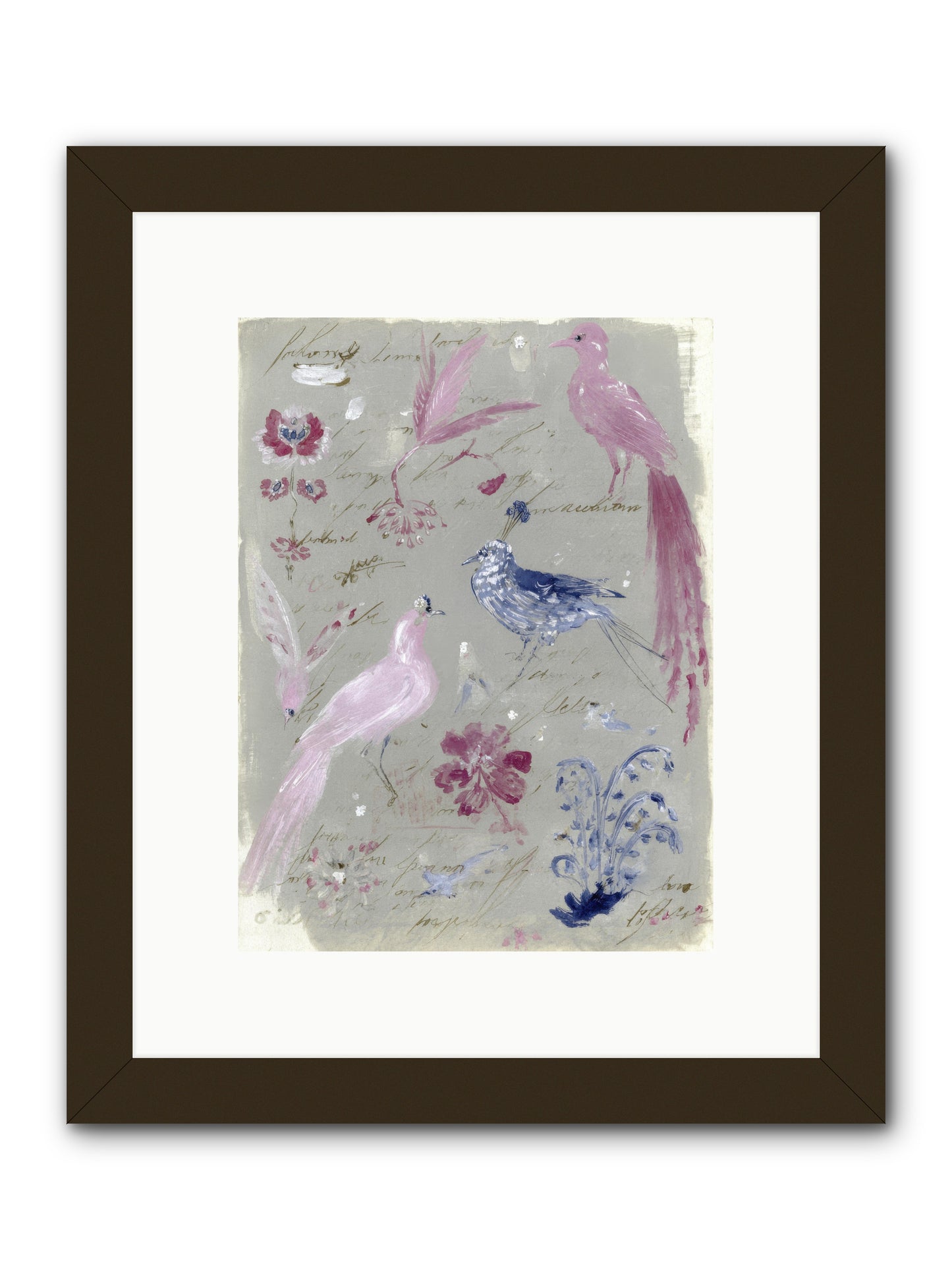 Thimble & Moon Society -- Framed Print - Black 9x12