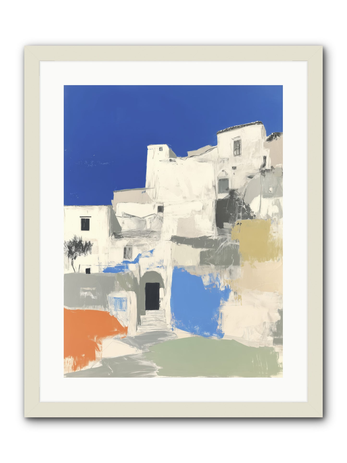 Thistleborne -- Framed Print - White 18x24