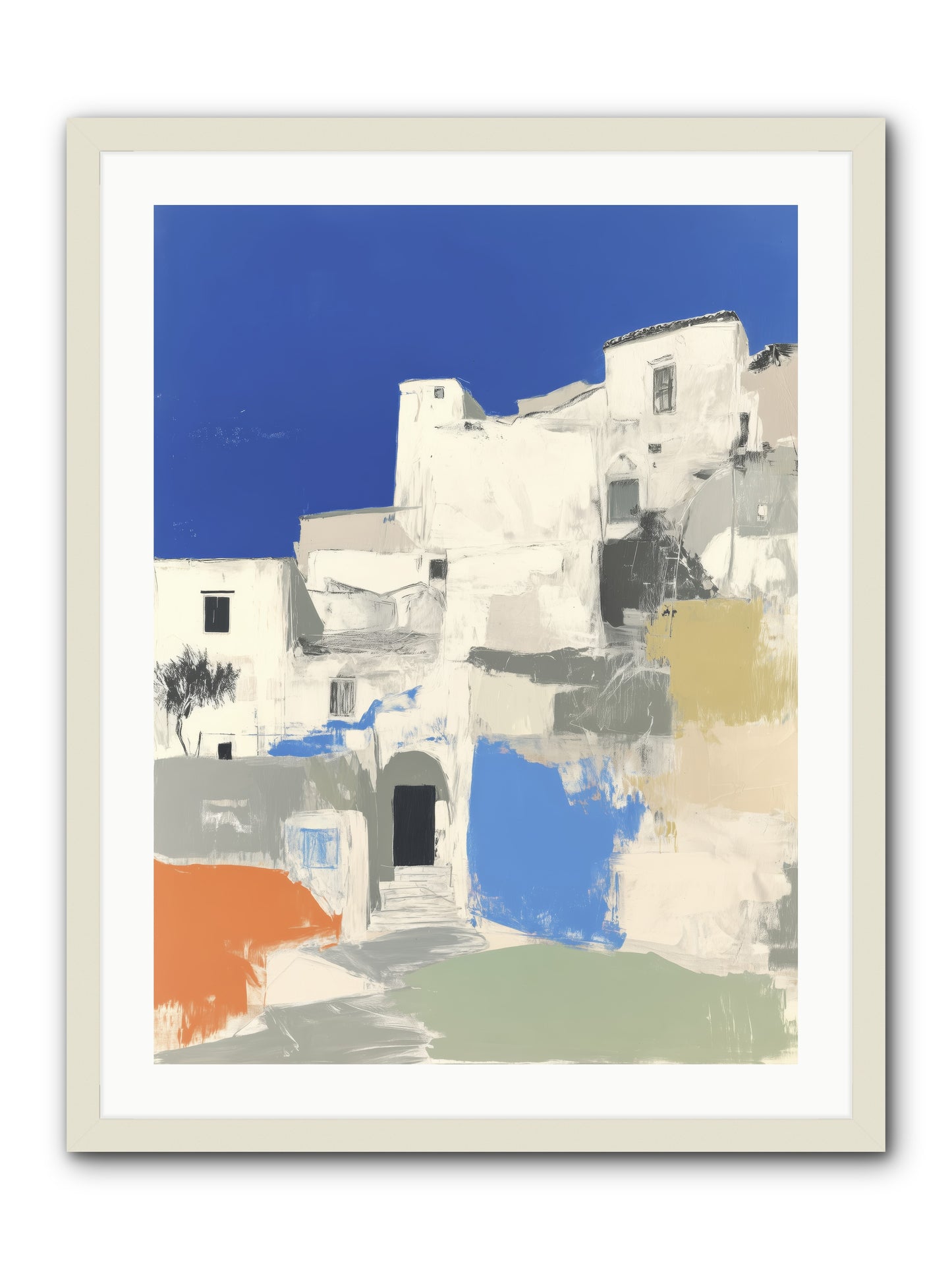Thistleborne -- Framed Print - White 24x32