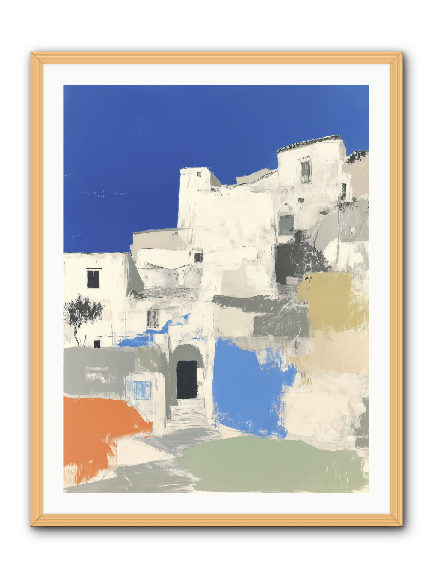 Thistleborne -- Framed Print - Natural 30x40