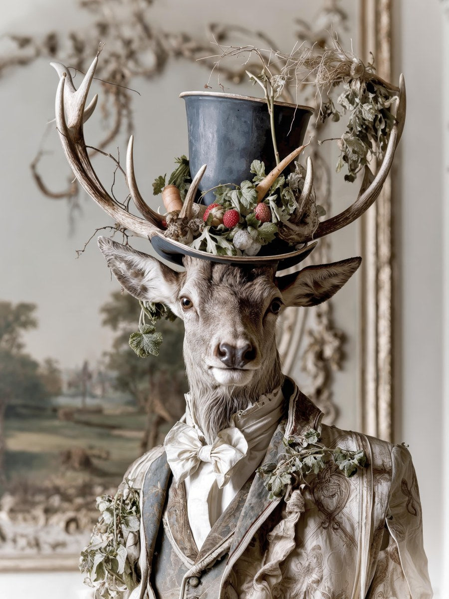 Thornborn Deer Art Print by Tracy Porter | Whimsical – Porter Art