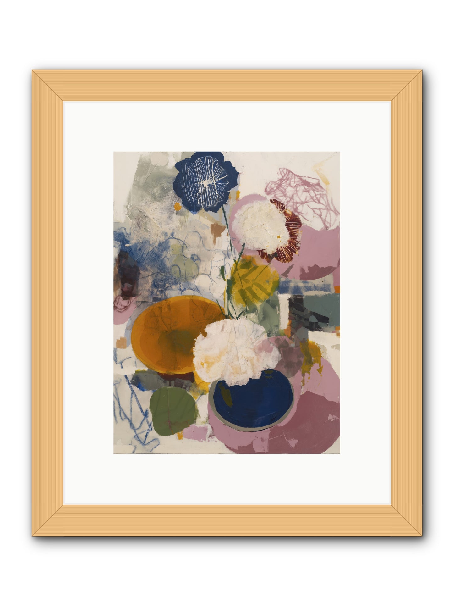 Thorncatcher Song -- Framed Print - Natural 9x12