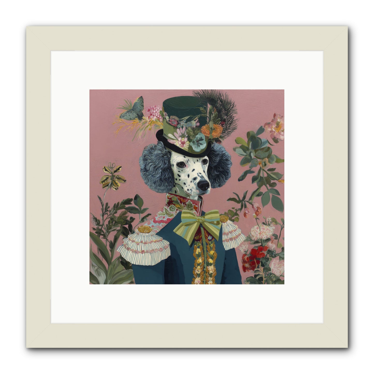 Thornfield Grace -- Framed Print - White 10x10