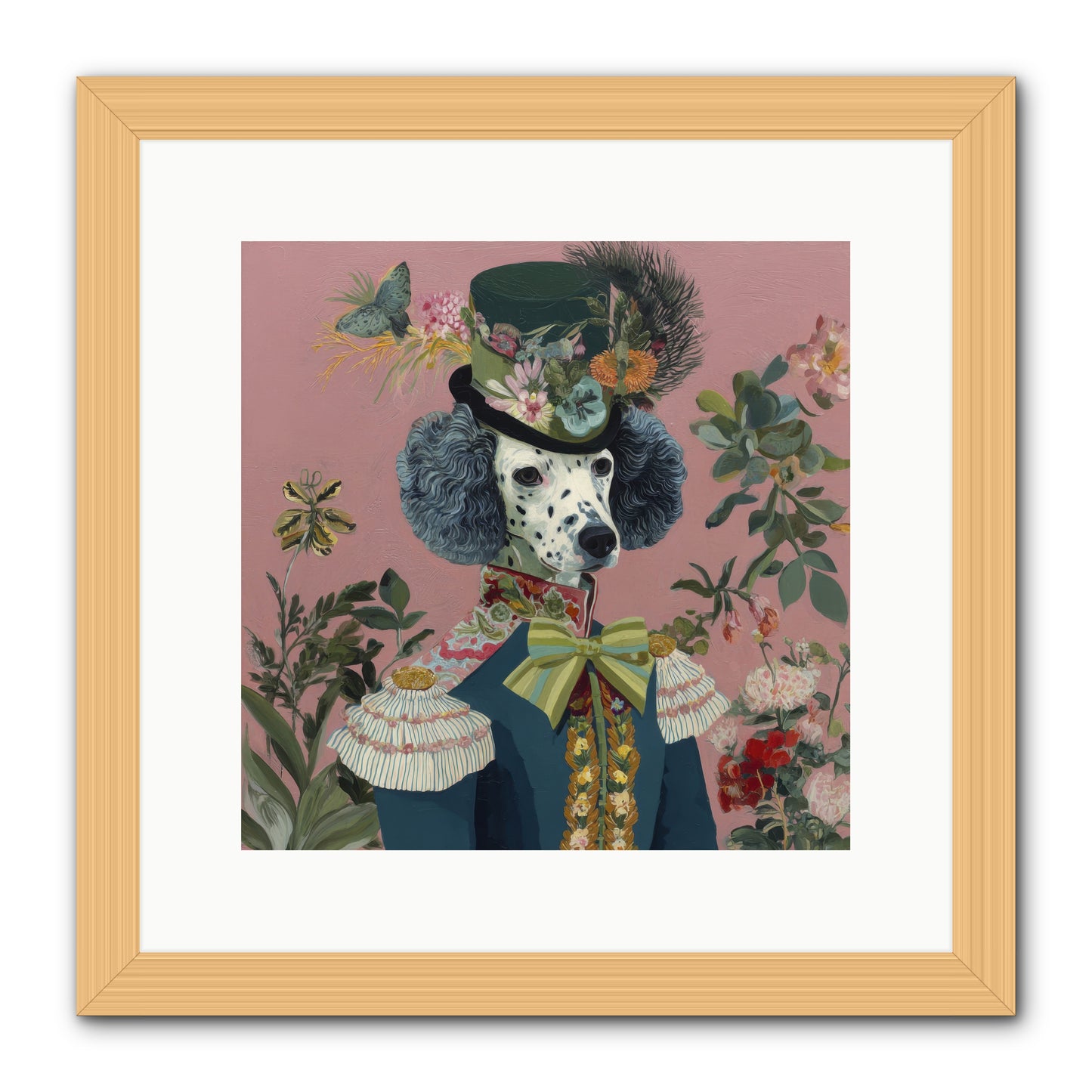 Thornfield Grace -- Framed Print - Natural 12x12