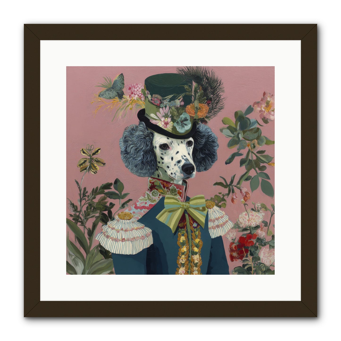 Thornfield Grace -- Framed Print - Black 16x16