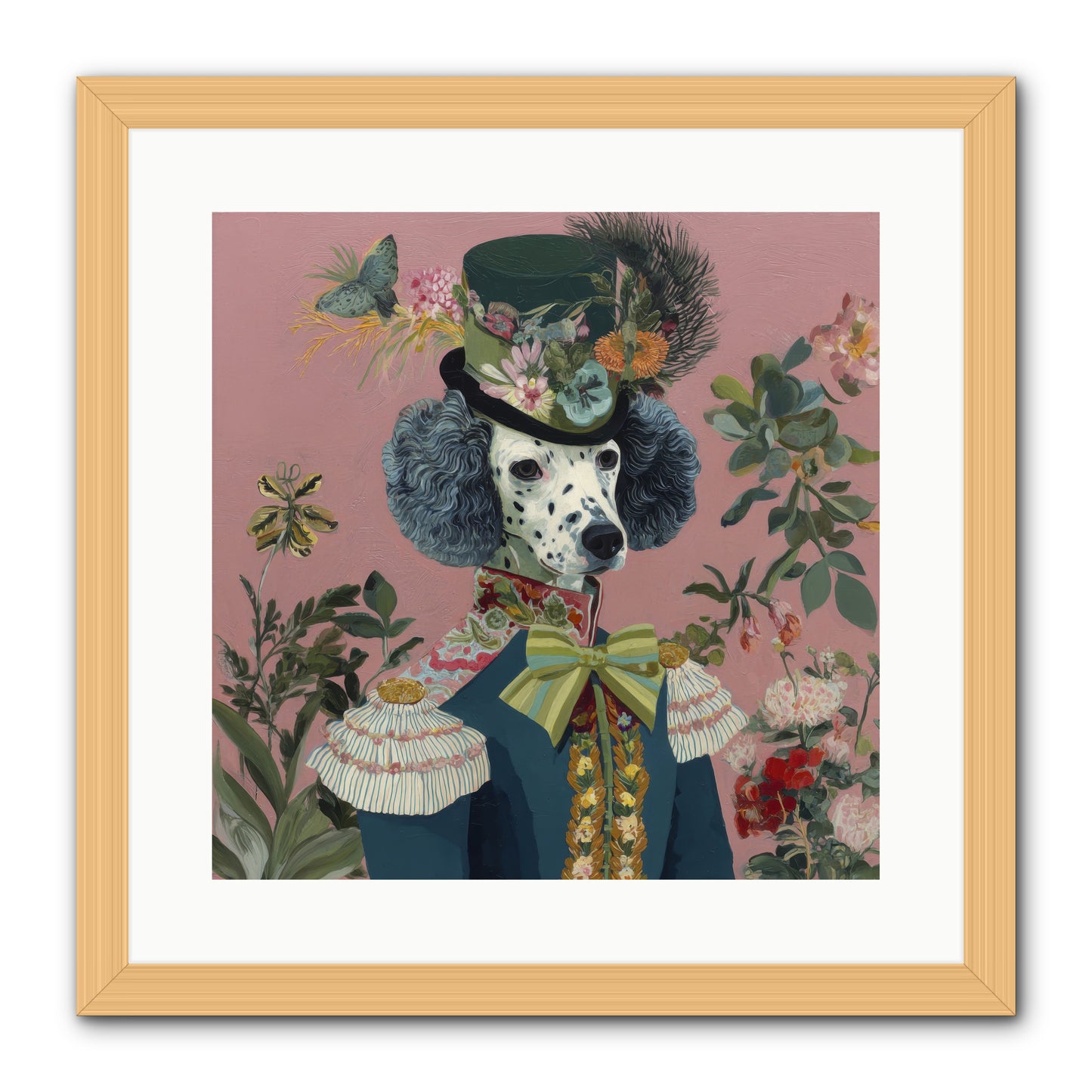 Thornfield Grace -- Framed Print - Natural 16x16