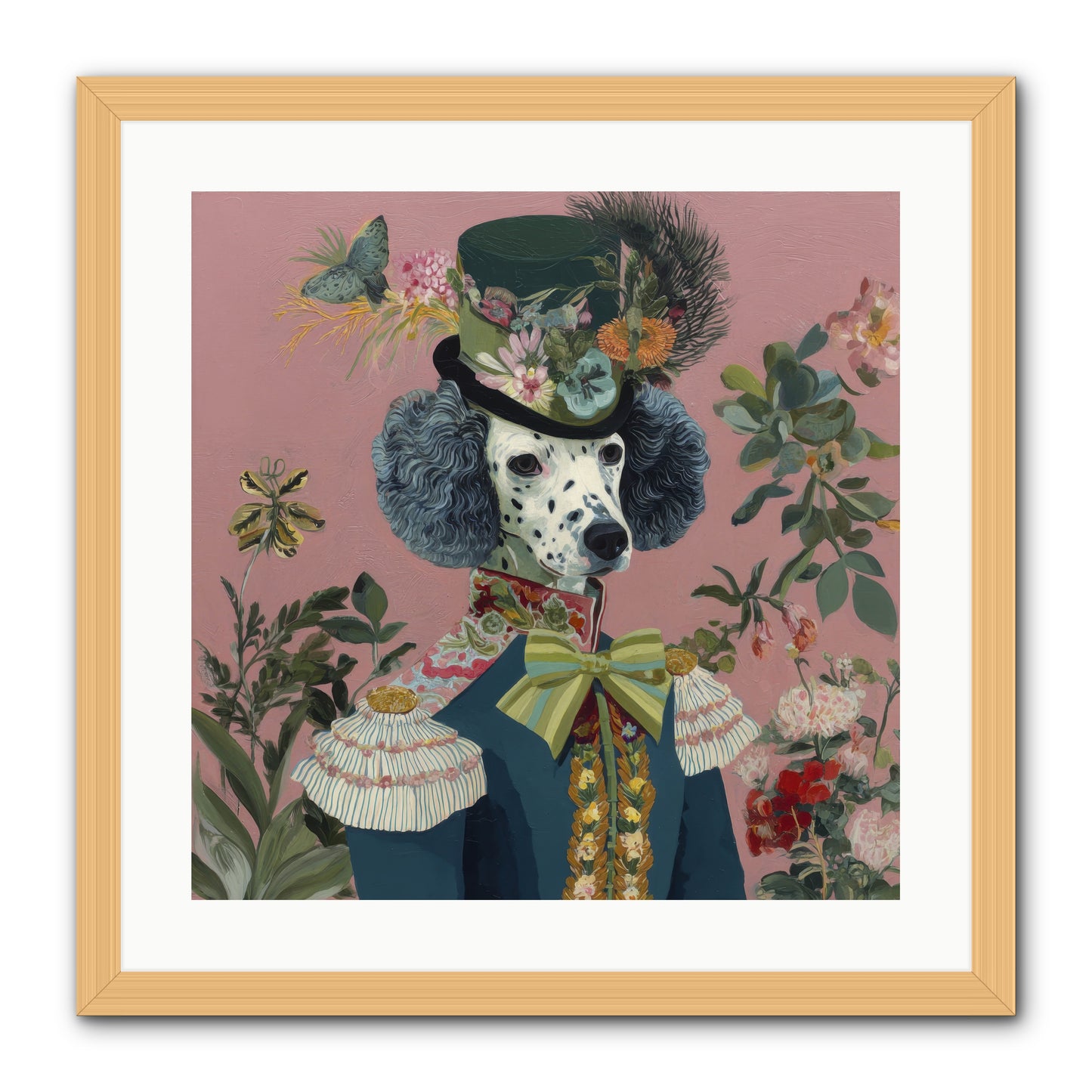 Thornfield Grace -- Framed Print - Natural 20x20