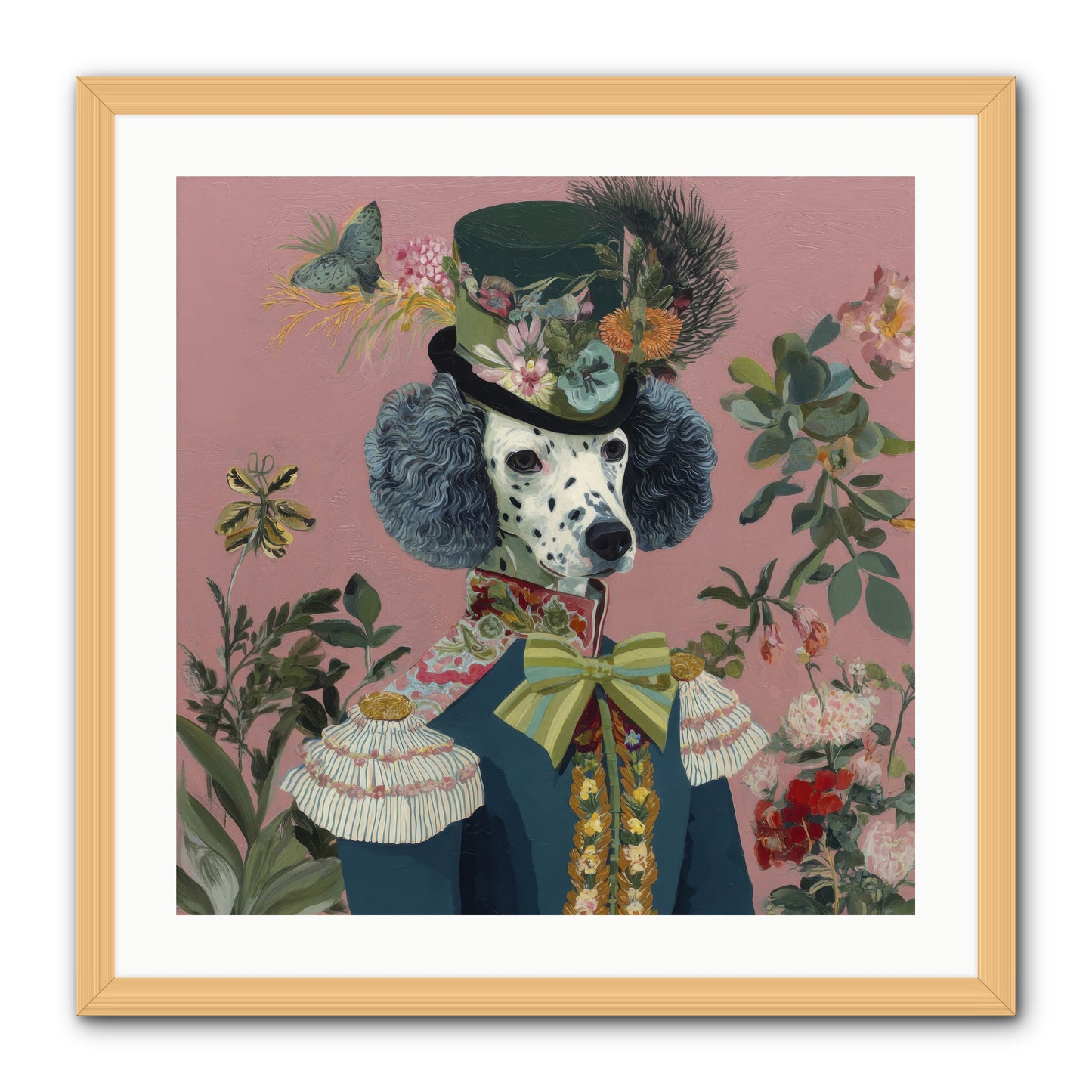 Thornfield Grace -- Framed Print - Natural 24x24