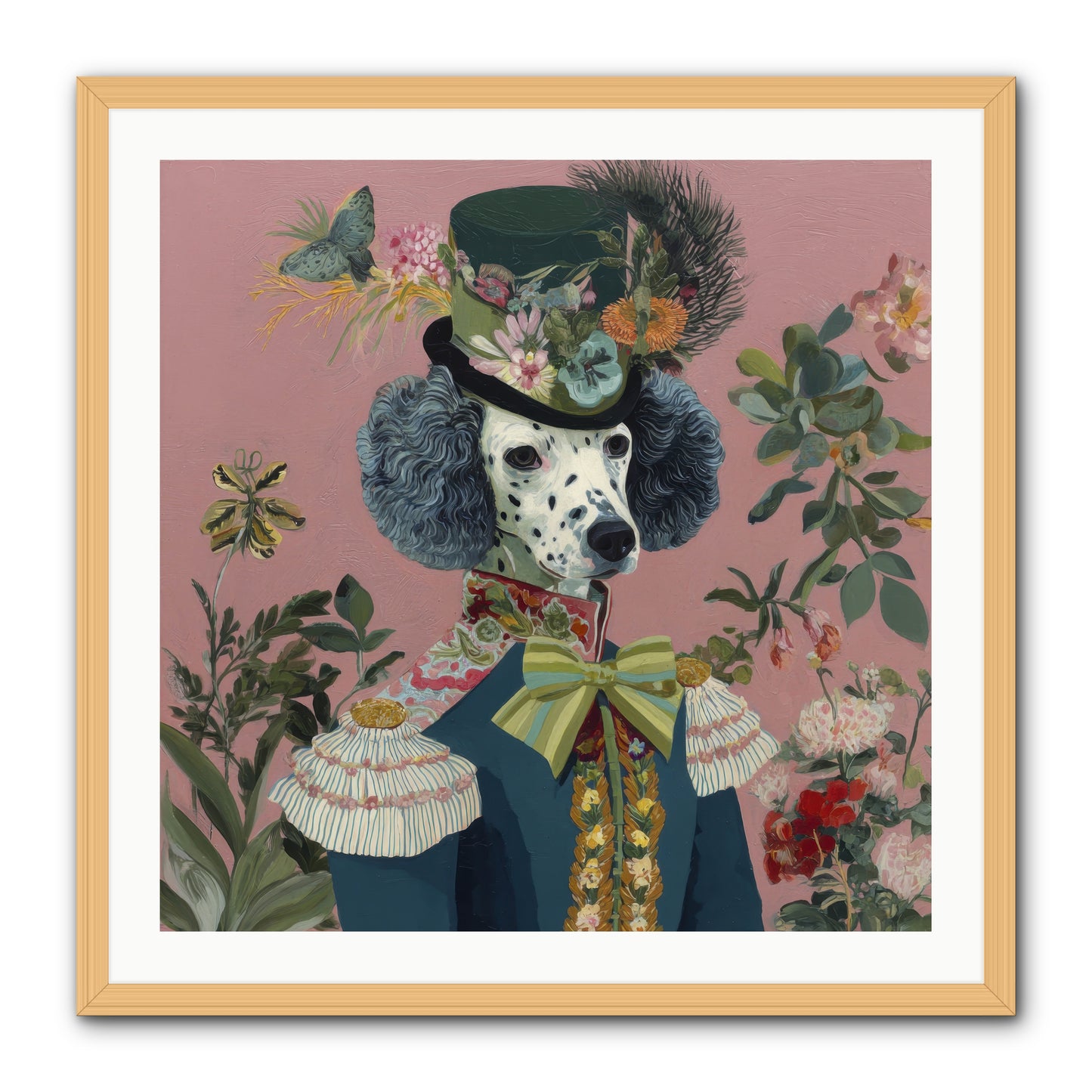 Thornfield Grace -- Framed Print - Natural 30x30