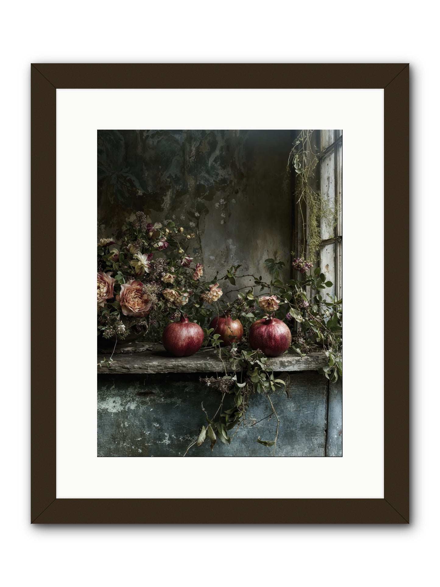 Thornsweet -- Framed Print - Black 12x16