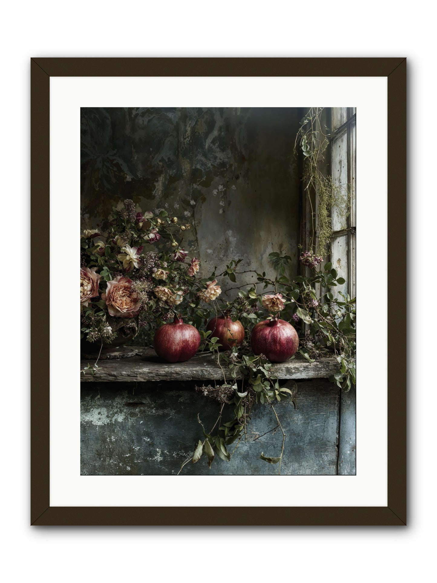 Thornsweet -- Framed Print - Black 18x24