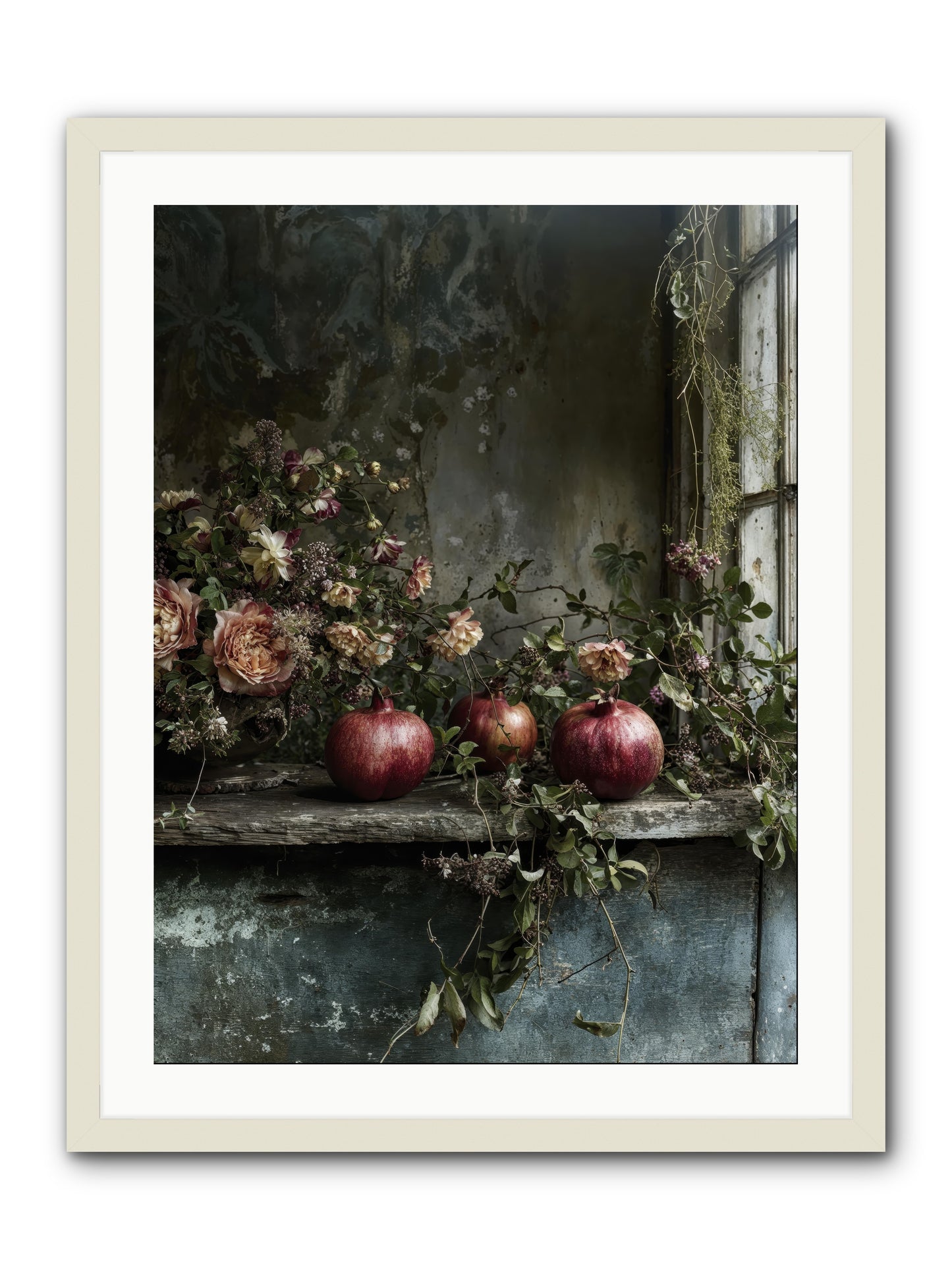 Thornsweet -- Framed Print - White 24x32