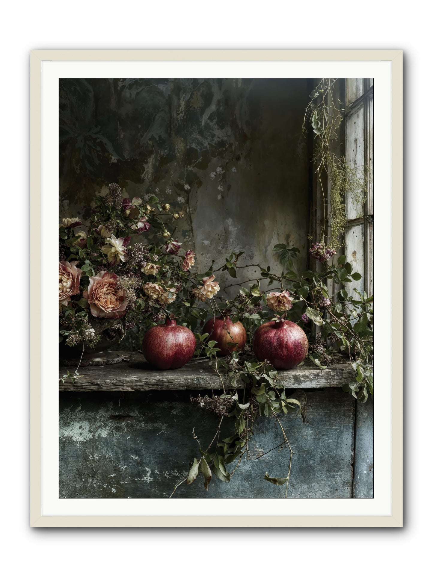 Thornsweet -- Framed Print - White 36x48