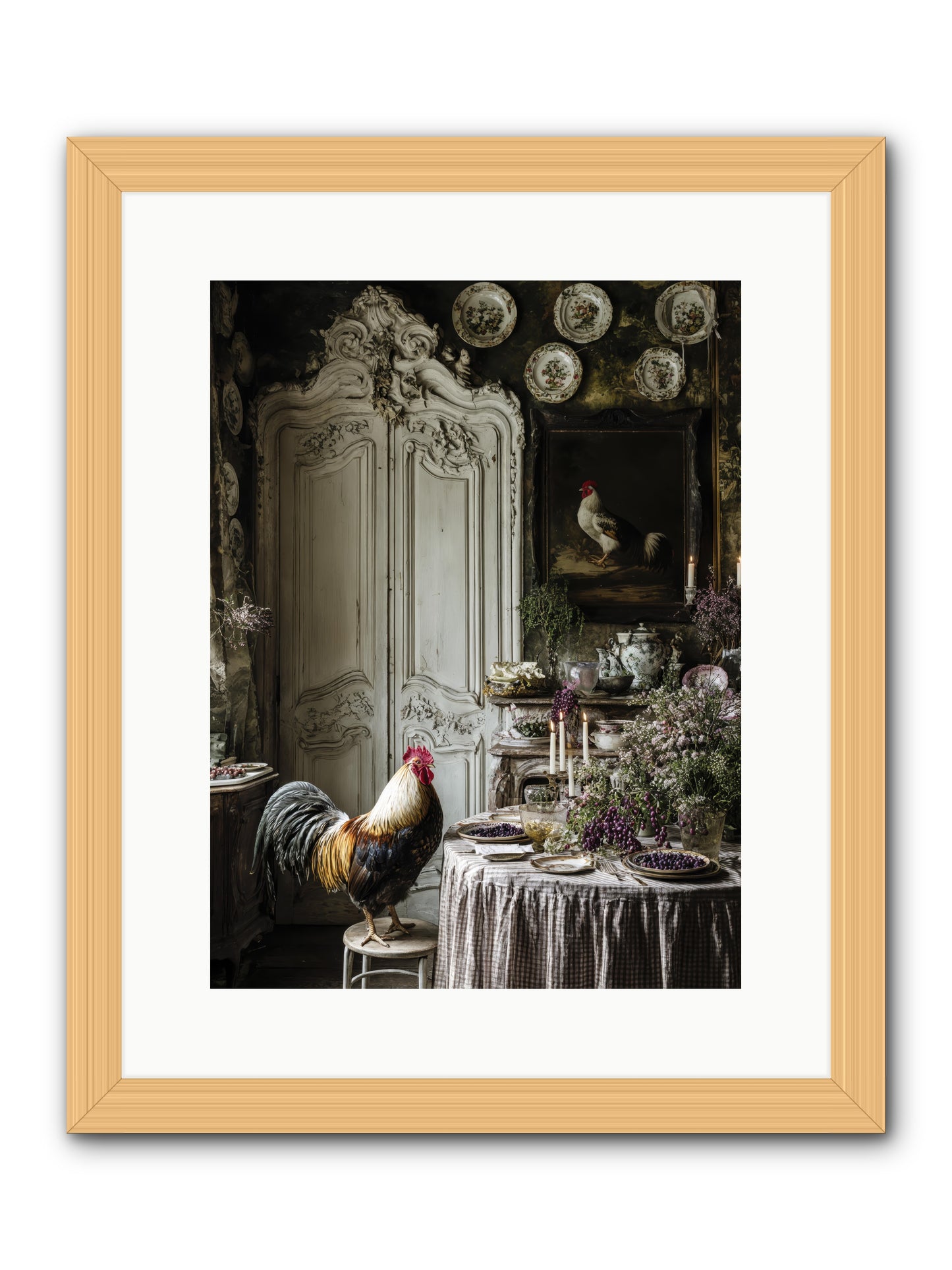 Those memories -- Framed Print - Natural 12x16