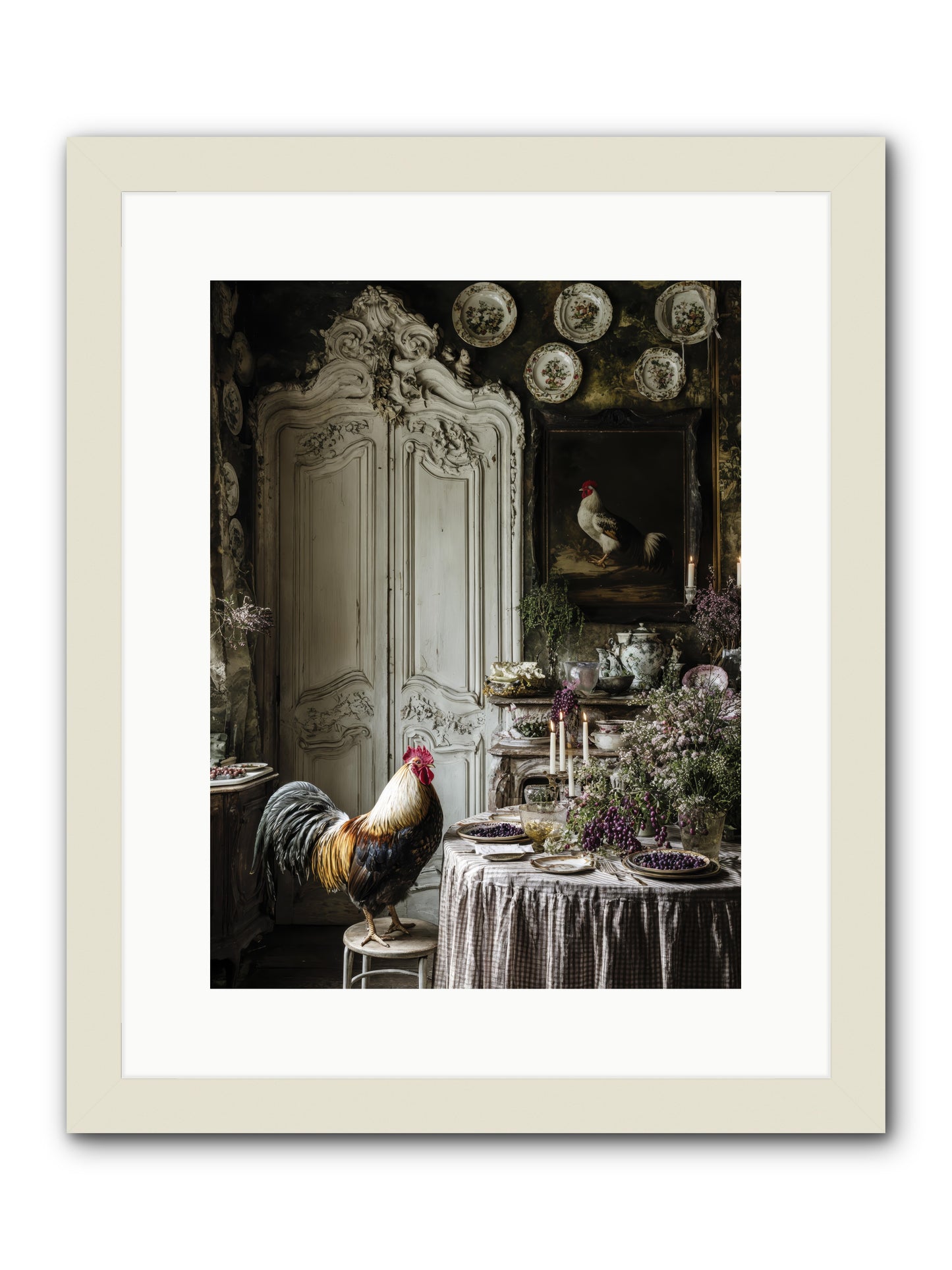 Those memories -- Framed Print - White 12x16
