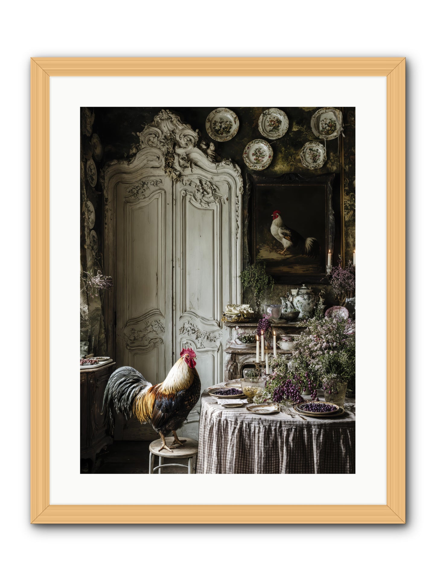 Those memories -- Framed Print - Natural 18x24