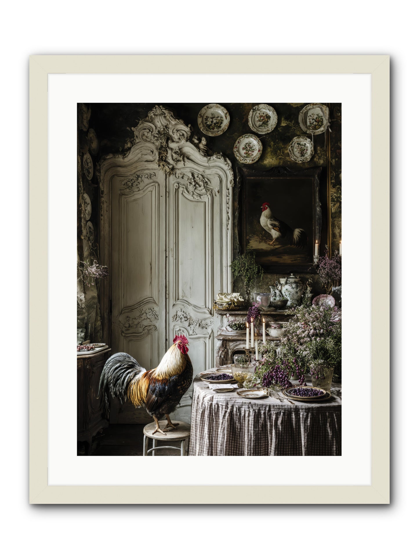 Those memories -- Framed Print - White 18x24